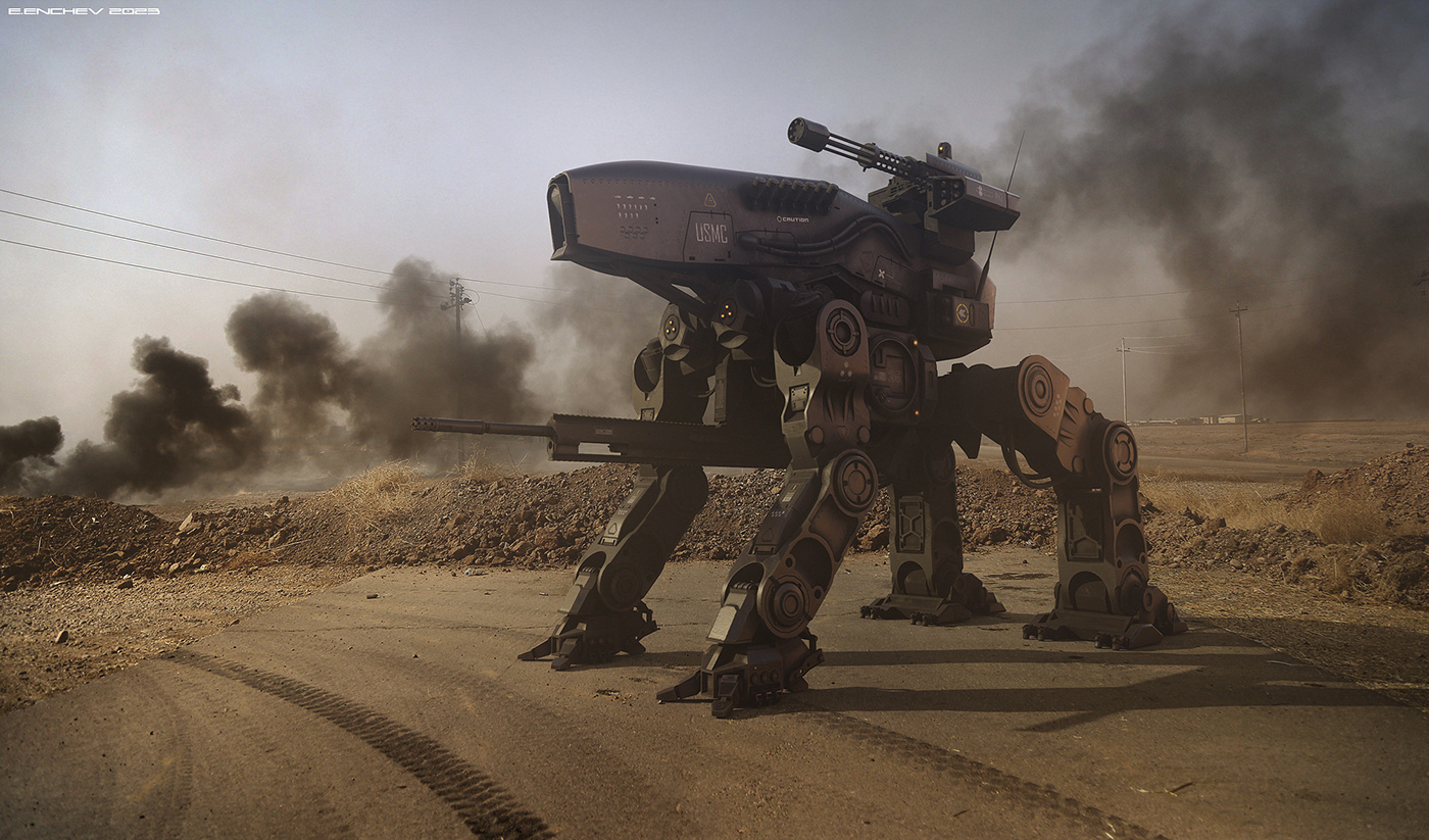 Mech designs，3D art，Conceptual art，Digital，