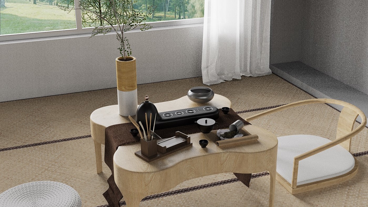 tea set，Buddhist mood，humidification，