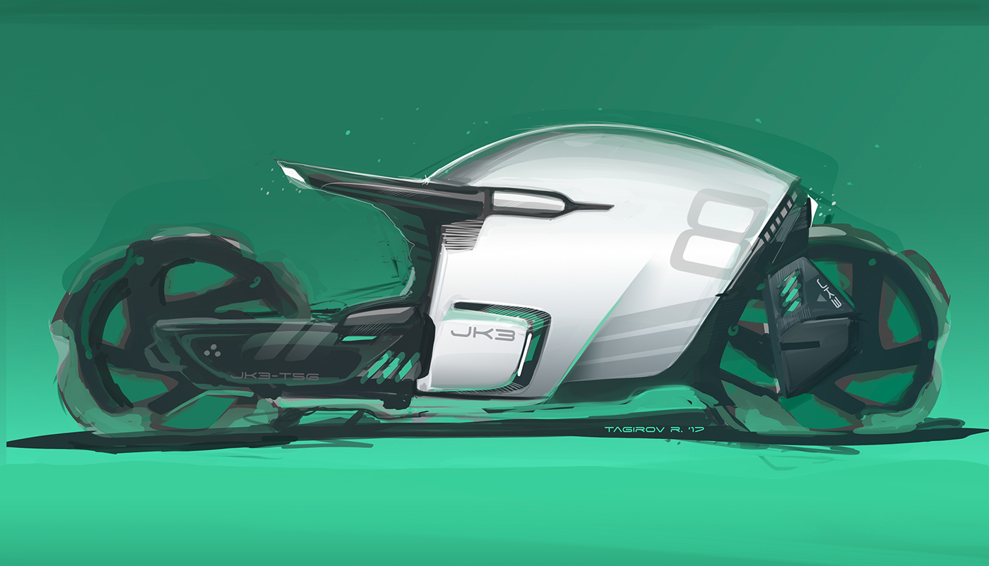 Hand drawn，automobile，concept，