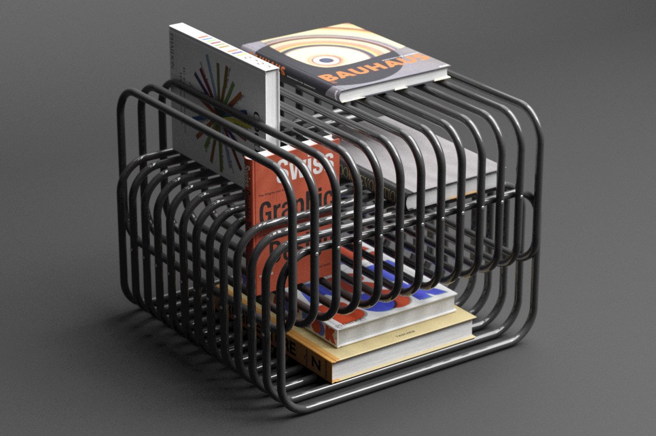 Shelf，chair，tea table，Side table，Magazine rack，conceptual design，Pipe，