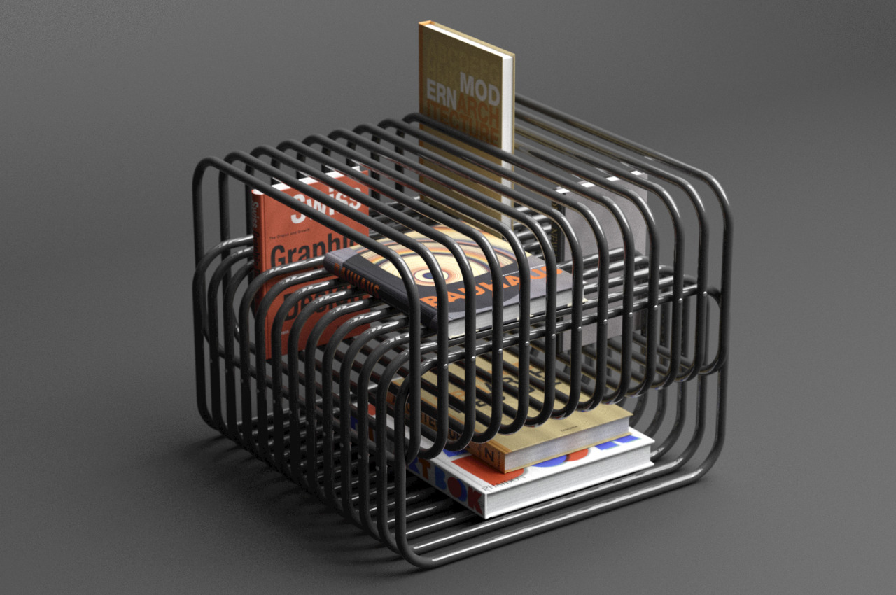 Shelf，chair，tea table，Side table，Magazine rack，conceptual design，Pipe，