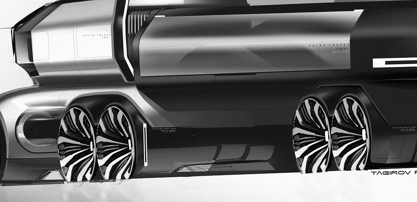 Hand drawn，automobile，concept，