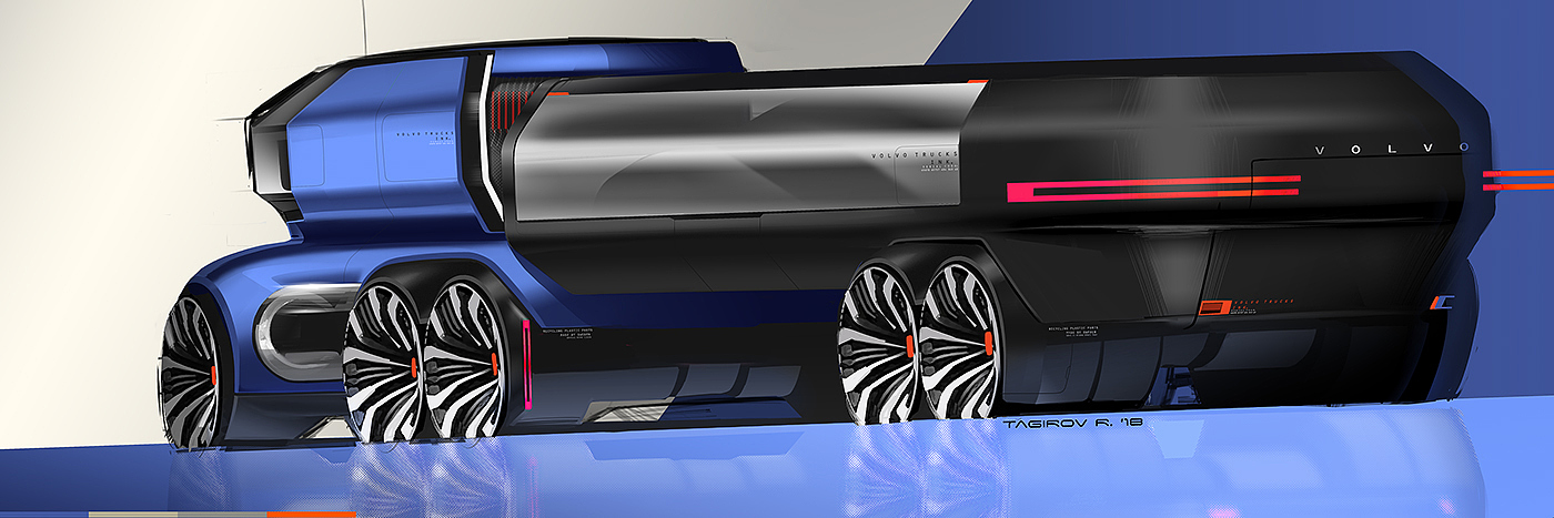 Hand drawn，automobile，concept，