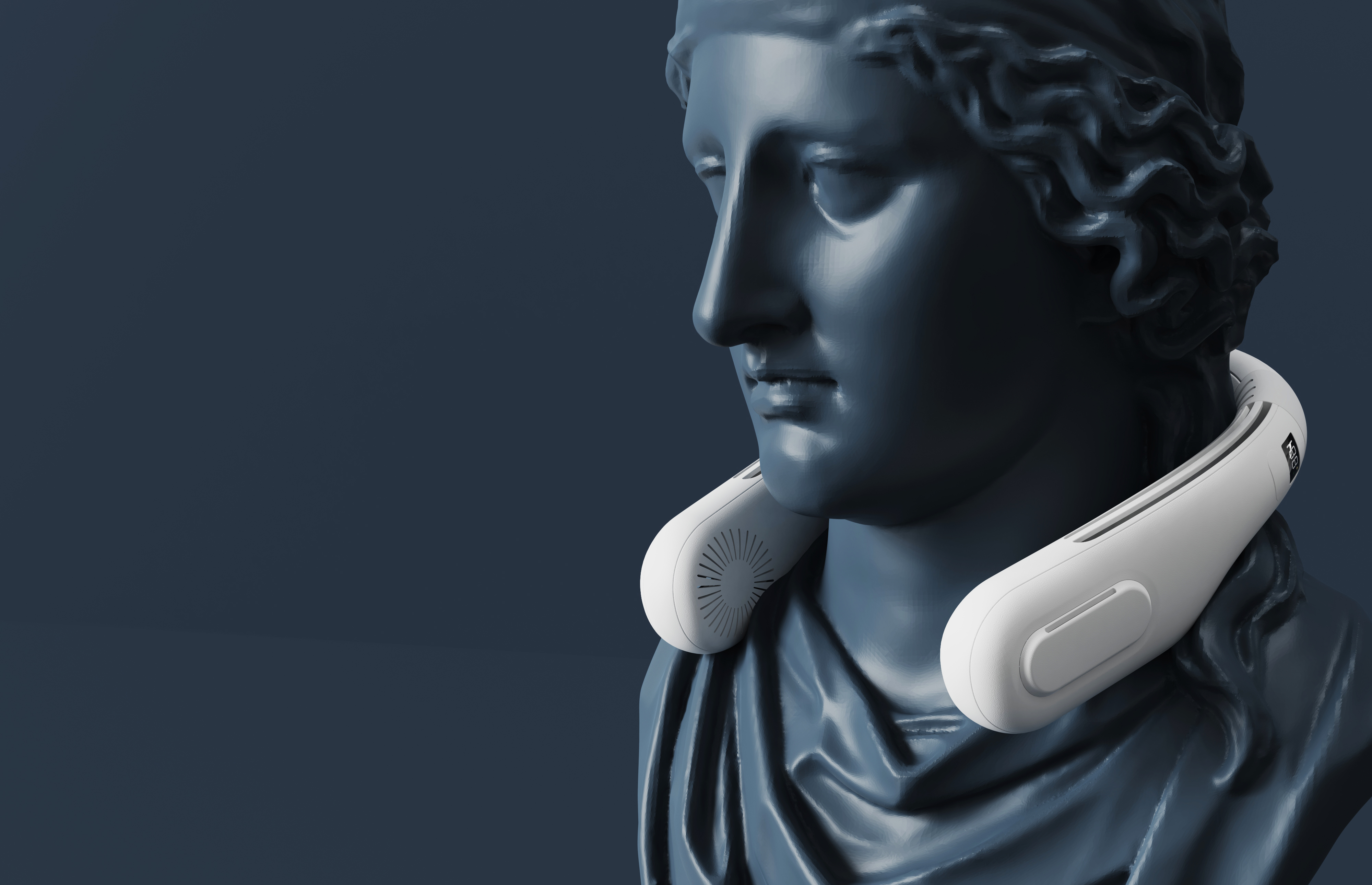 Hanging neck fan，summer，Appearance design，Cooling fan，Air conditioning fan，