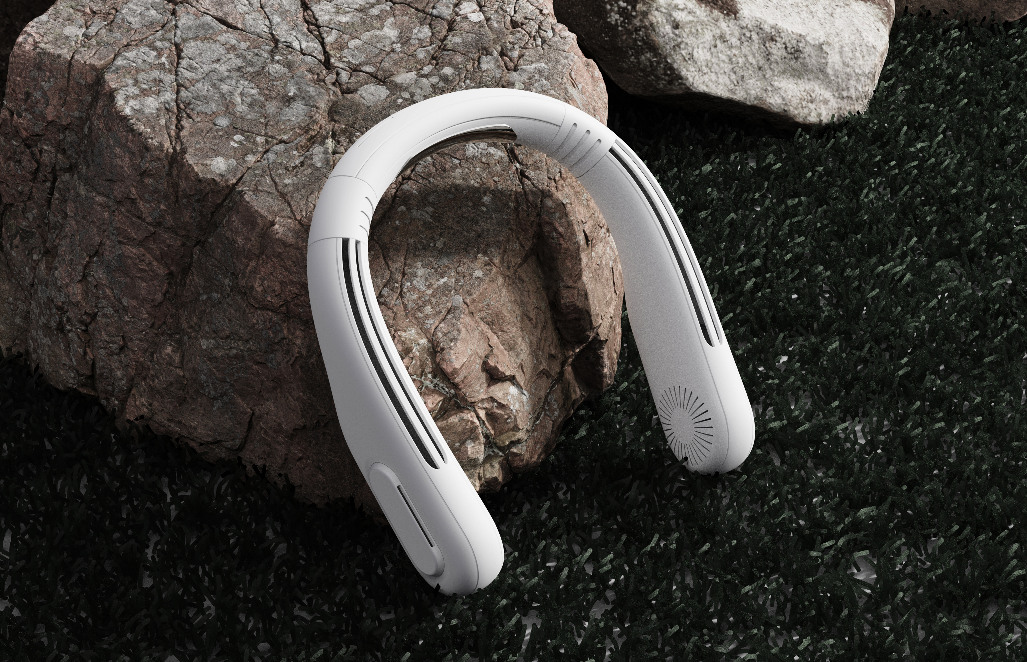 Hanging neck fan，summer，Appearance design，Cooling fan，Air conditioning fan，