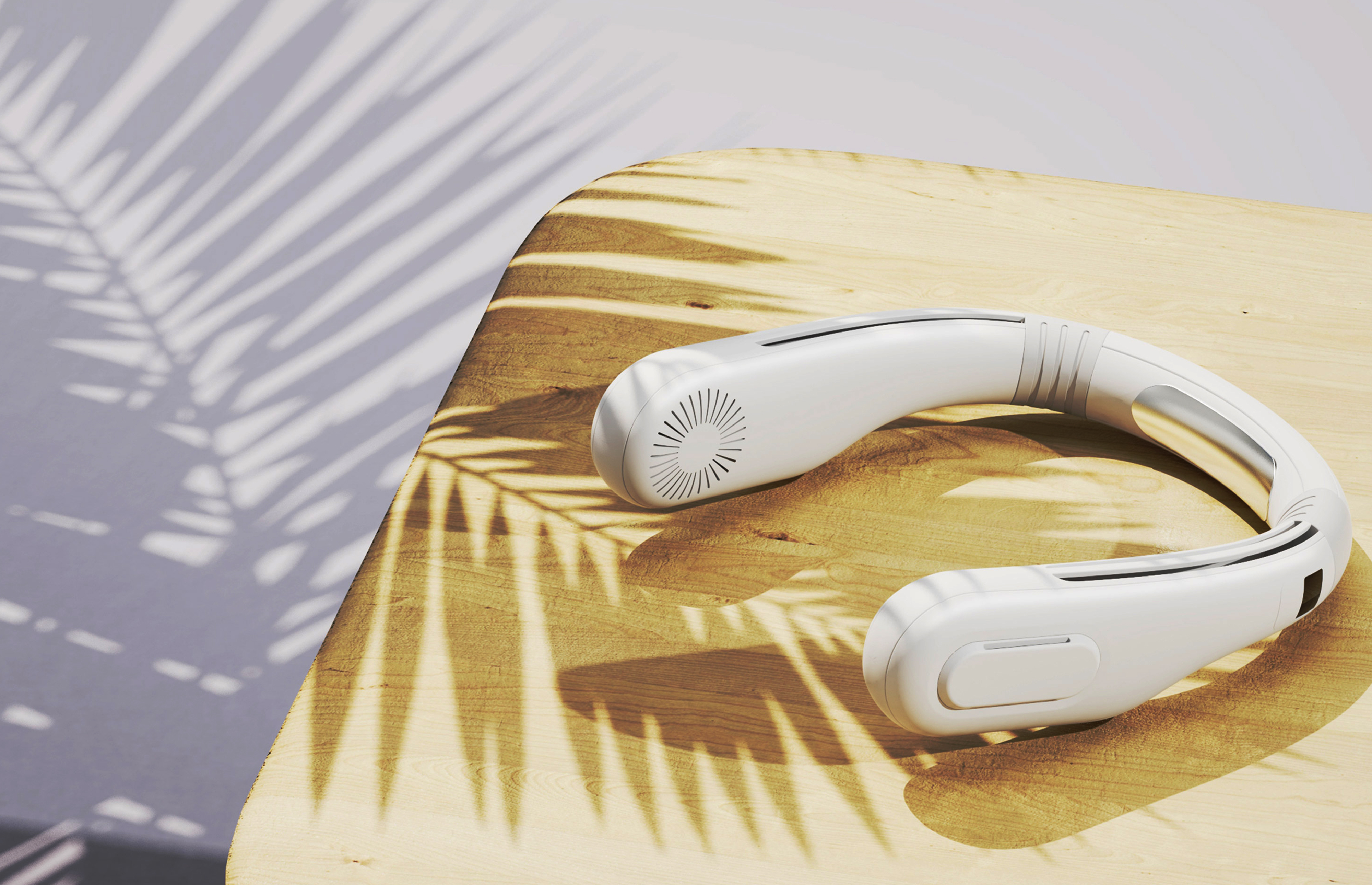 Hanging neck fan，summer，Appearance design，Cooling fan，Air conditioning fan，