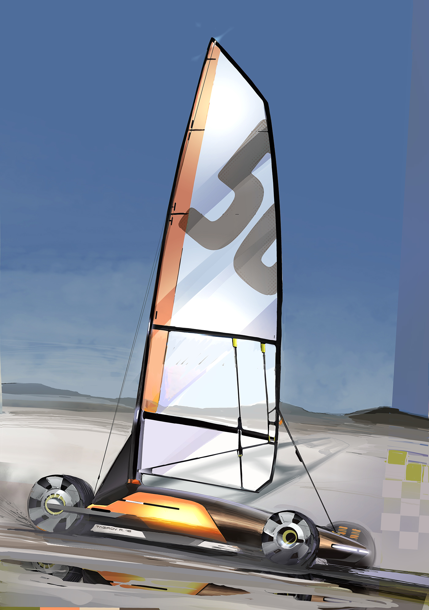 Hand drawn，automobile，concept，