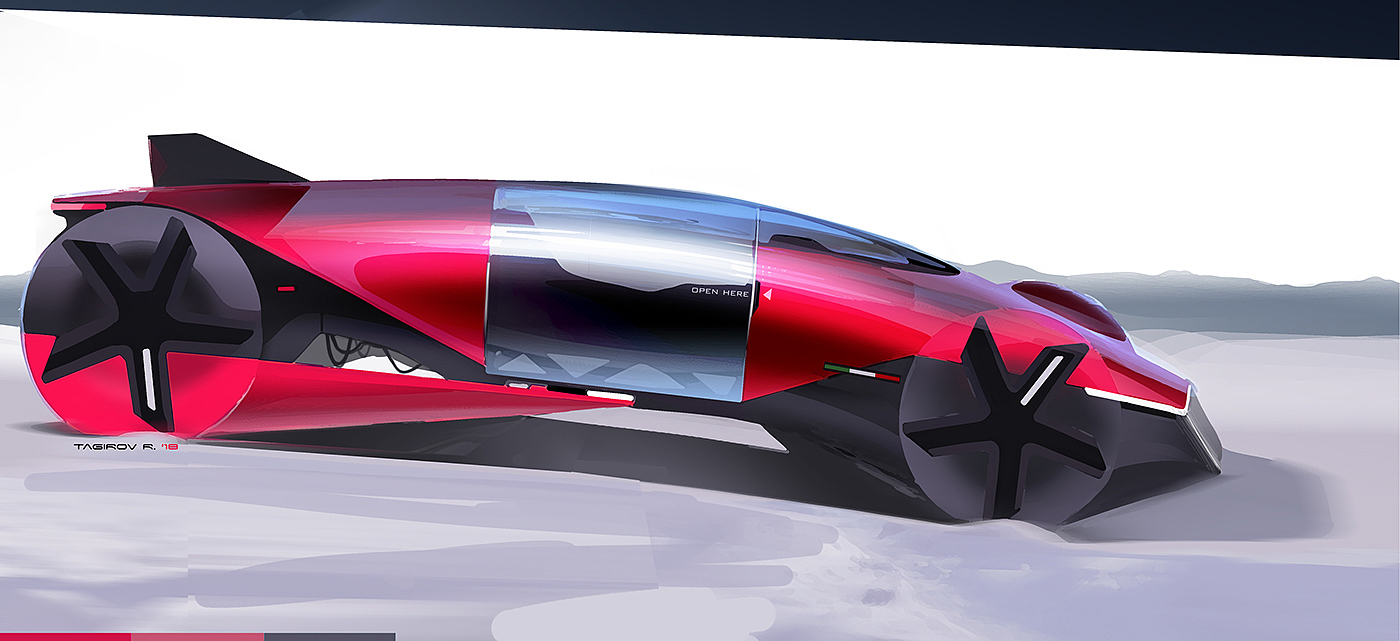 Hand drawn，automobile，concept，
