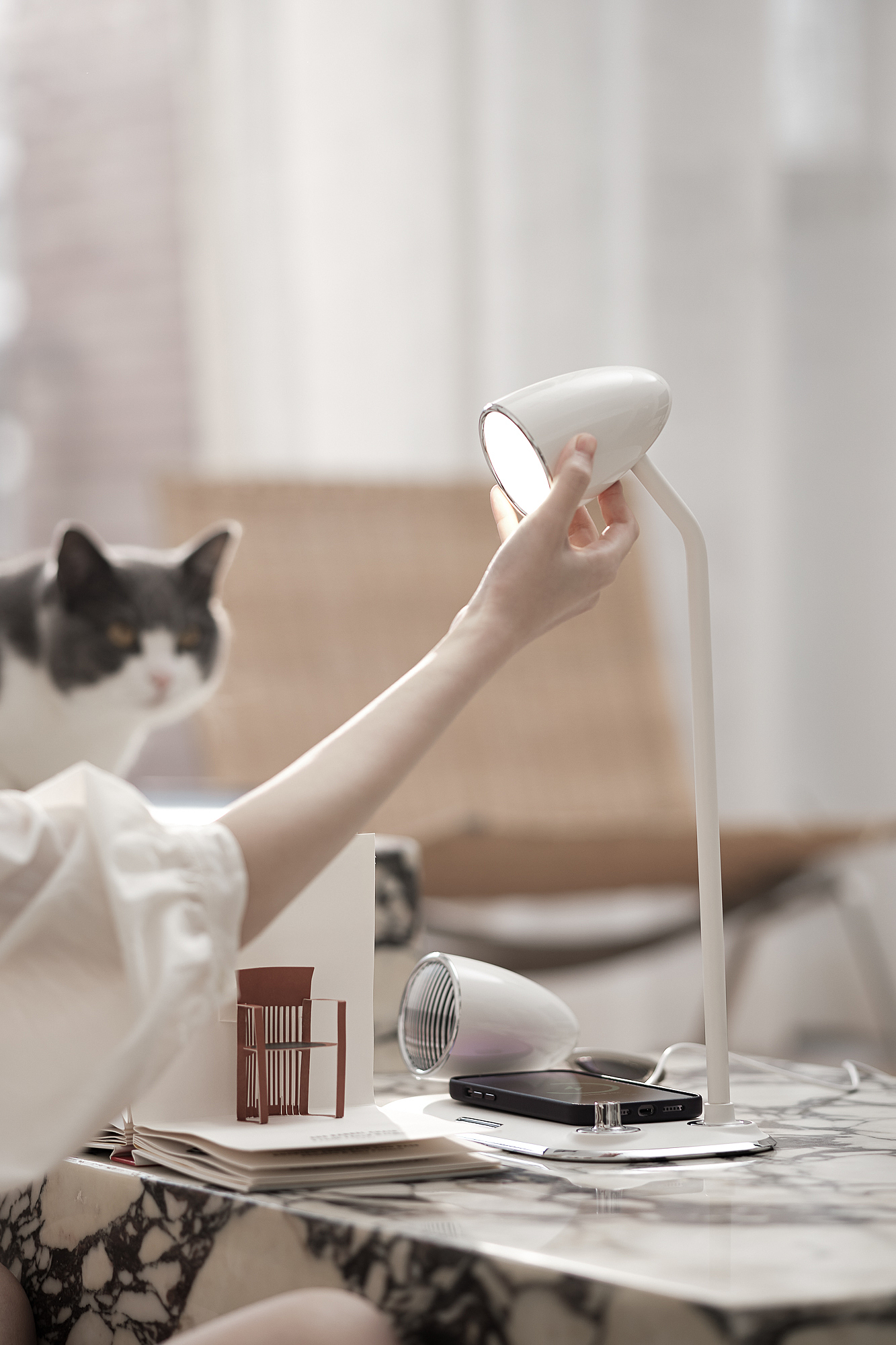 Crazy sound，loudspeaker box，Desk lamp，