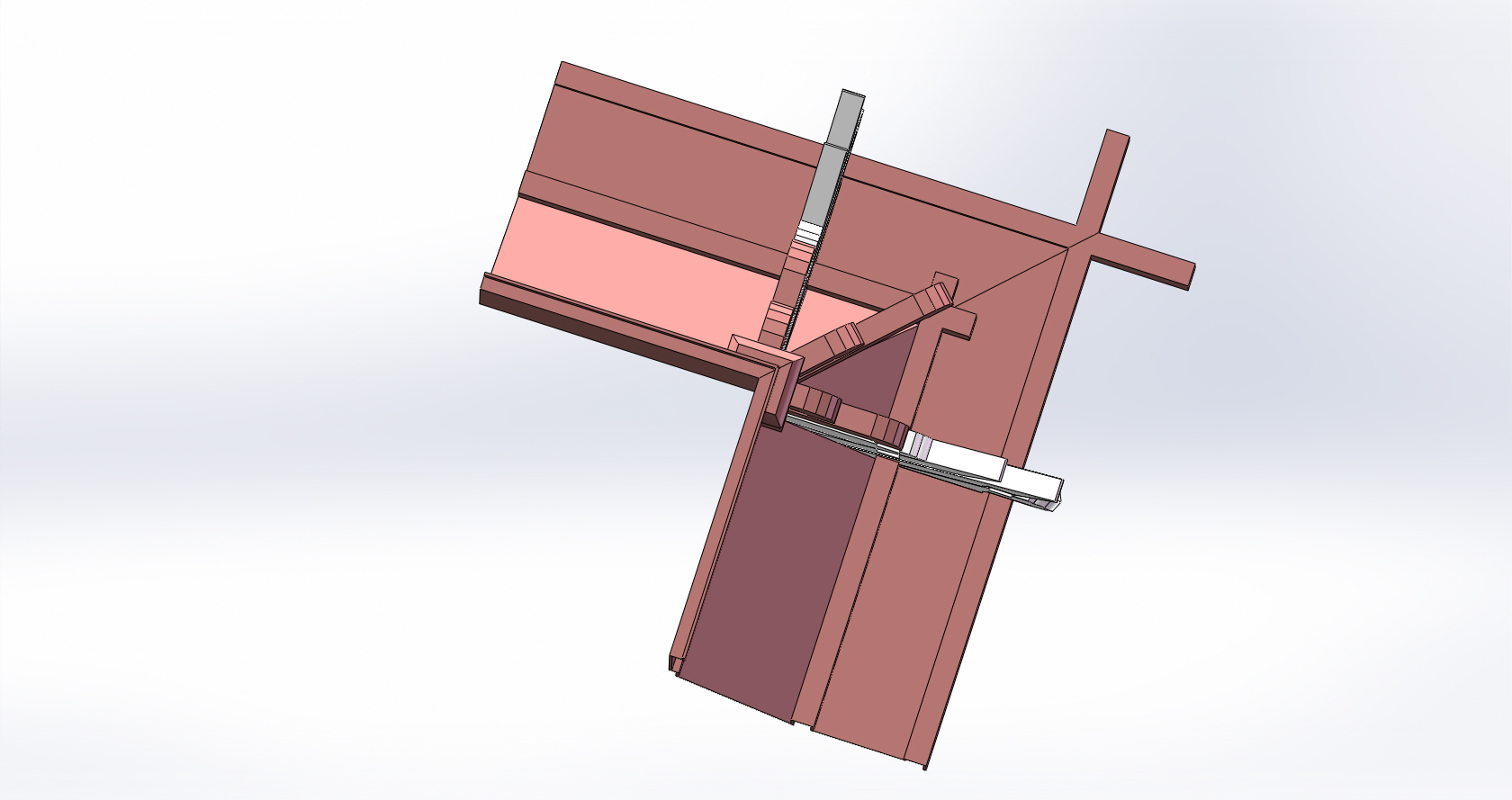 Song-style bucket arch model，