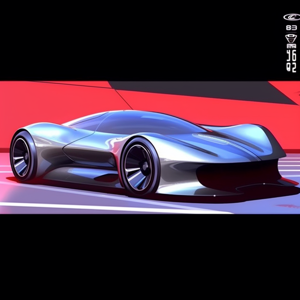 ai，Automobile design，midjourney，racing，AI design，