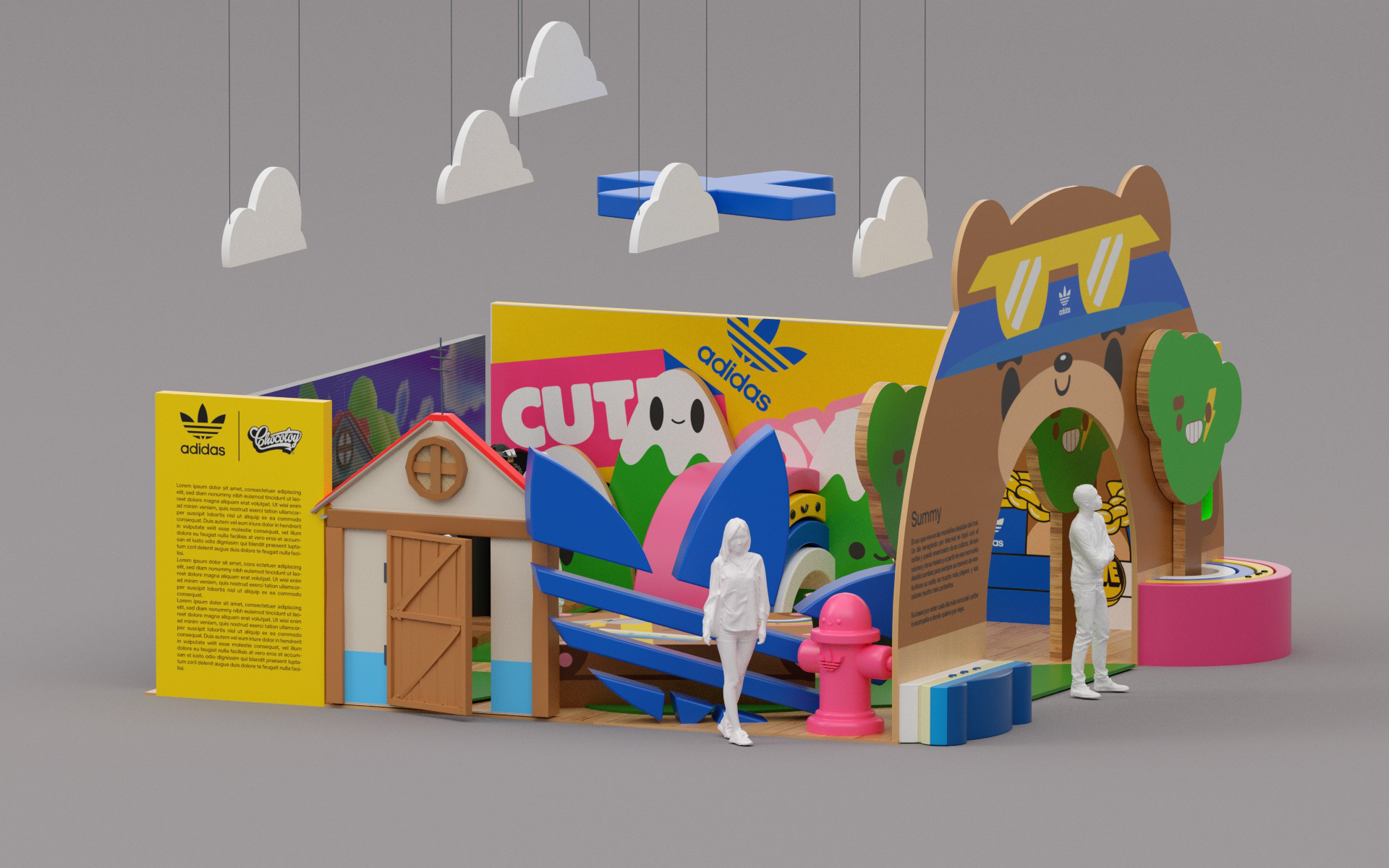 Character design，Little bear，Change，