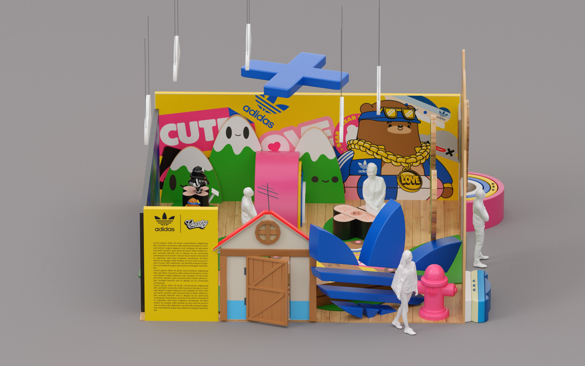 Character design，Little bear，Change，