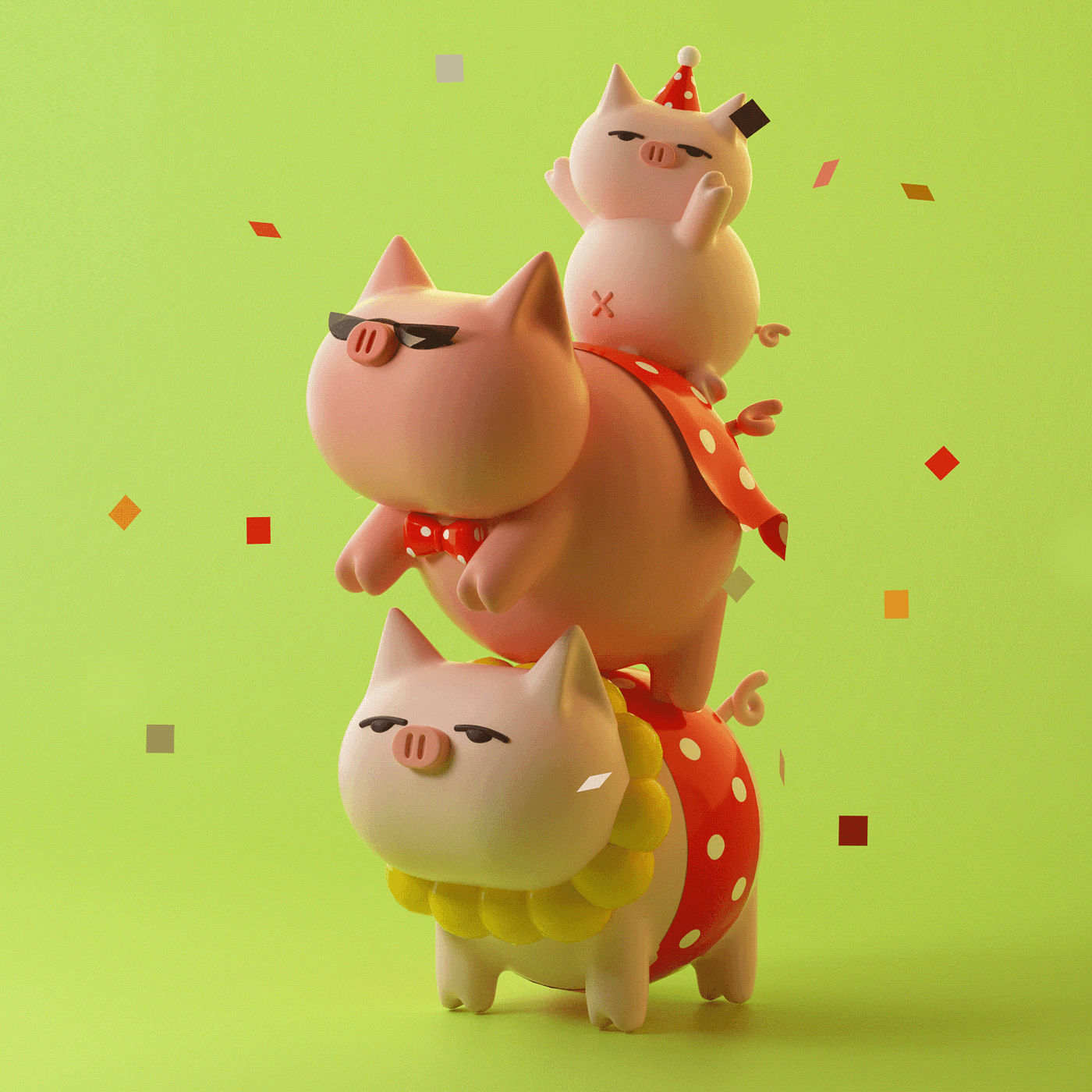 doll，Toys，character，3d，