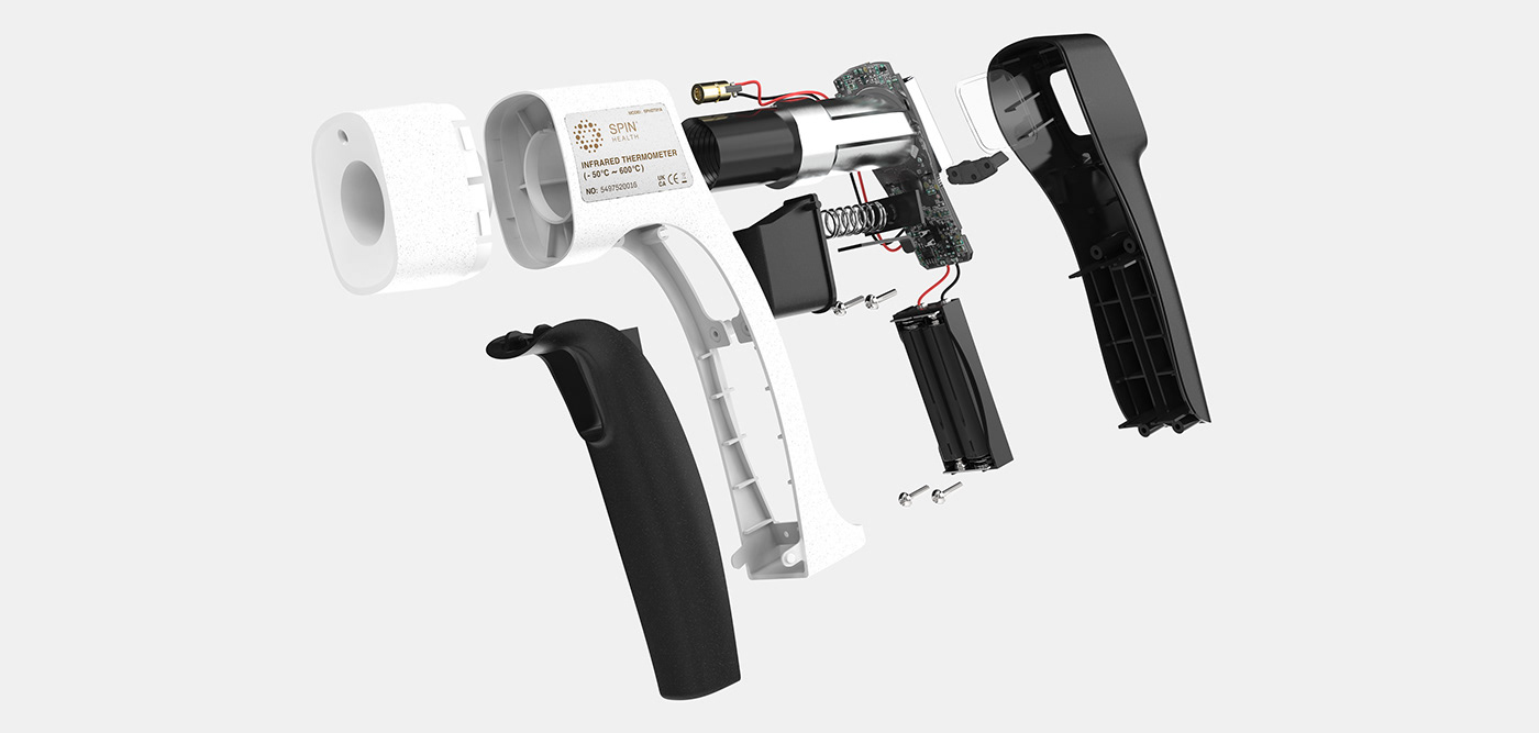 3D modeling，cad，thermometer，