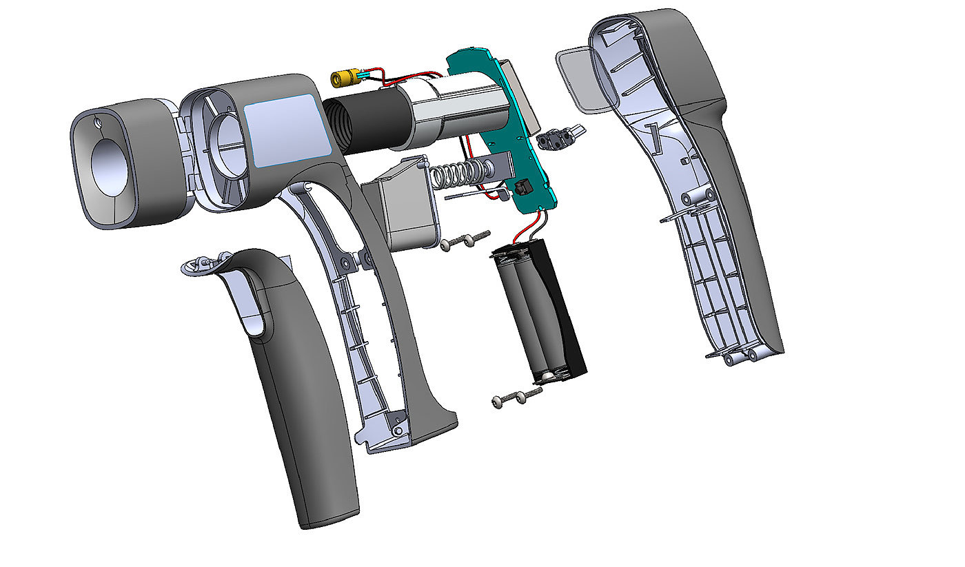 3D modeling，cad，thermometer，