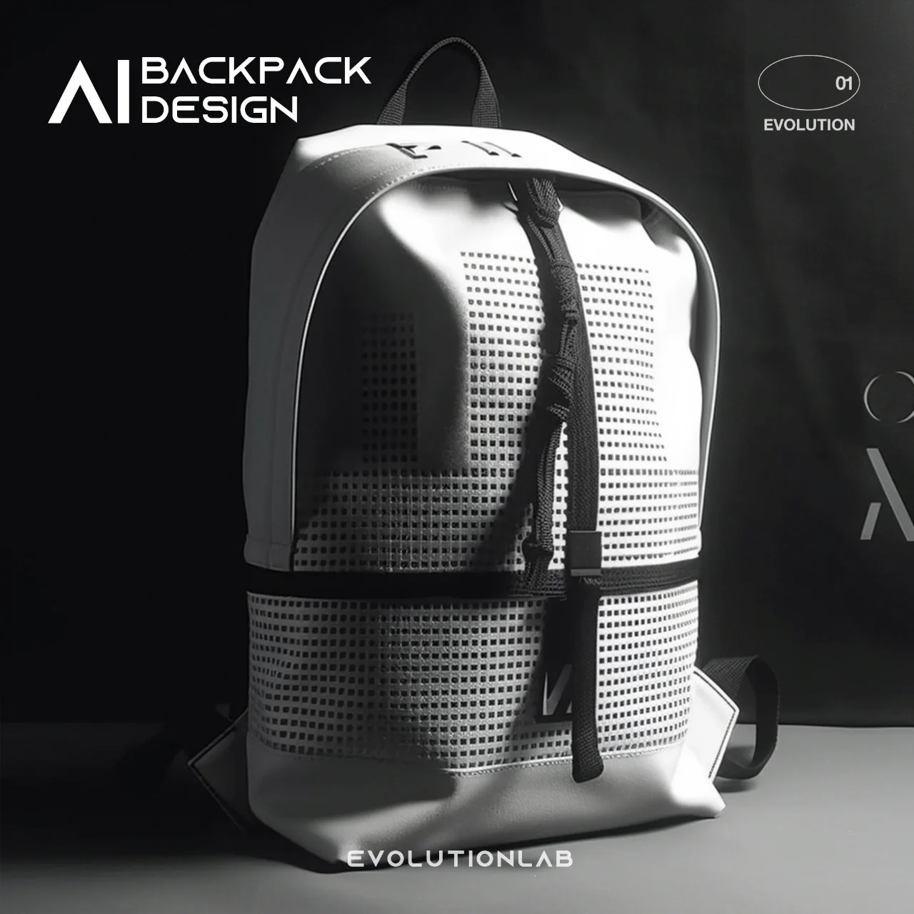 Backpack，knapsack，ai，AI design，package，a bag，Evolution laboratory，Travelling bag，