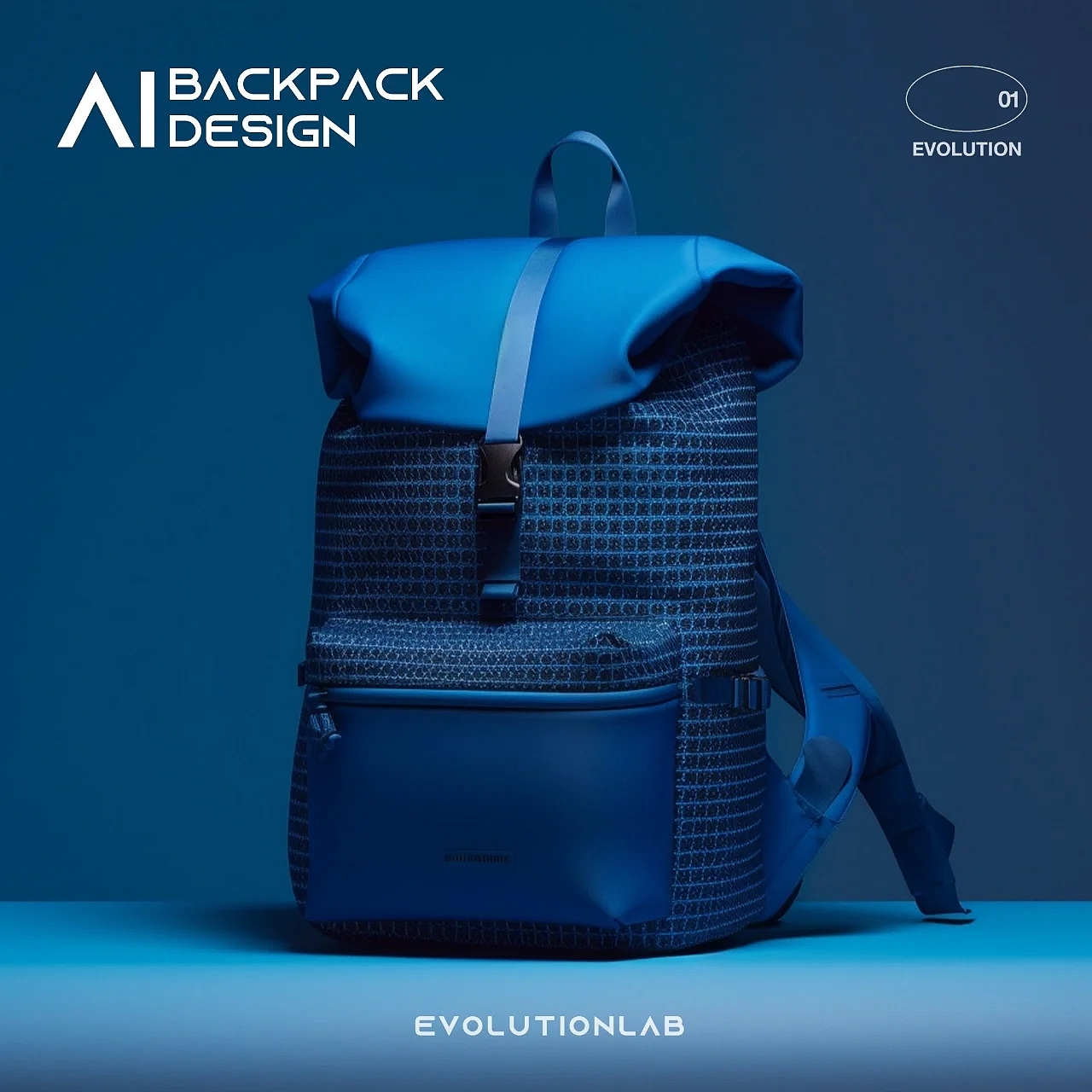 双肩包，背包，ai，AI设计，包，书包，进化实验室，旅行包，