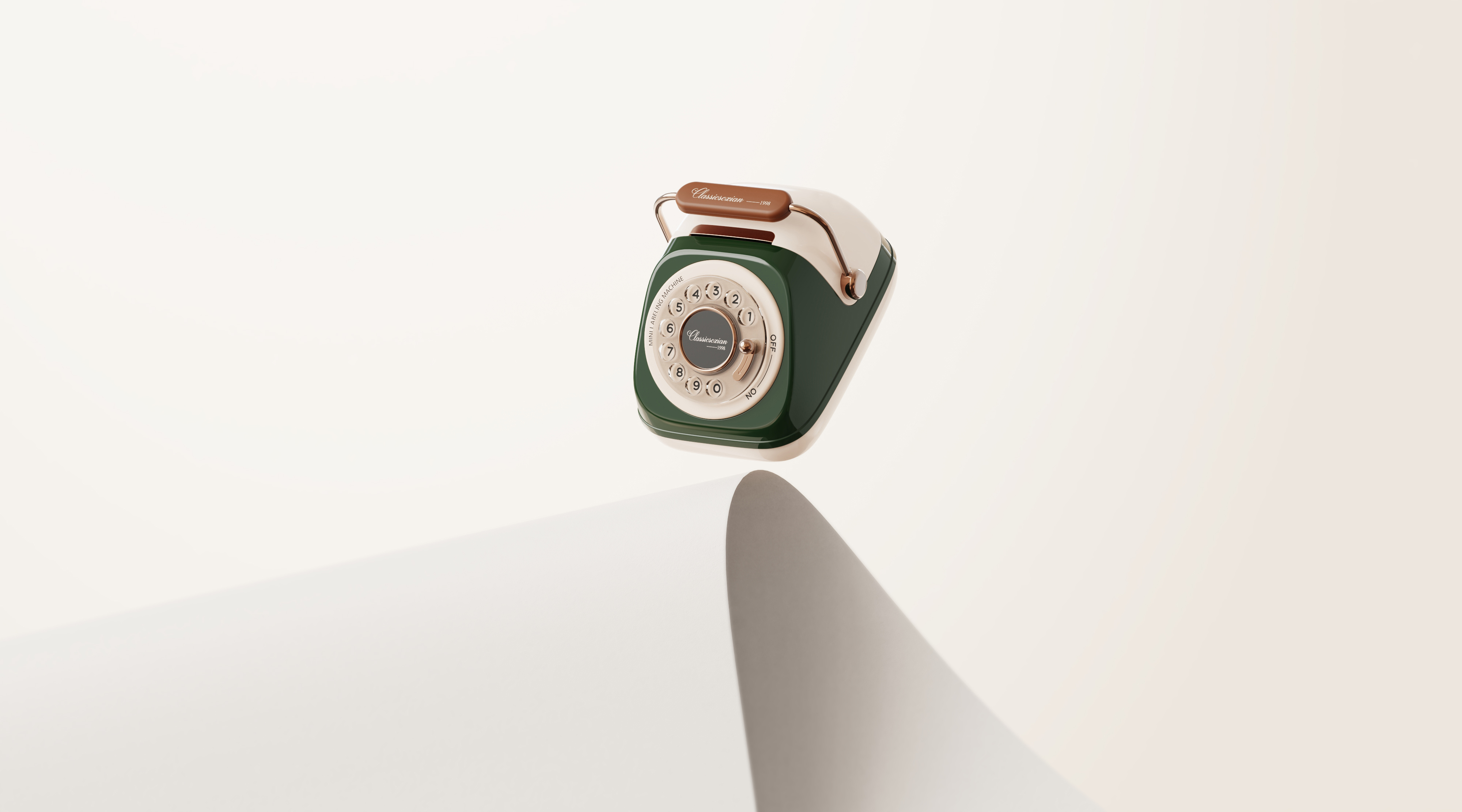 product design，Appearance design，Labeling machine，Office Supplies，Retro style，