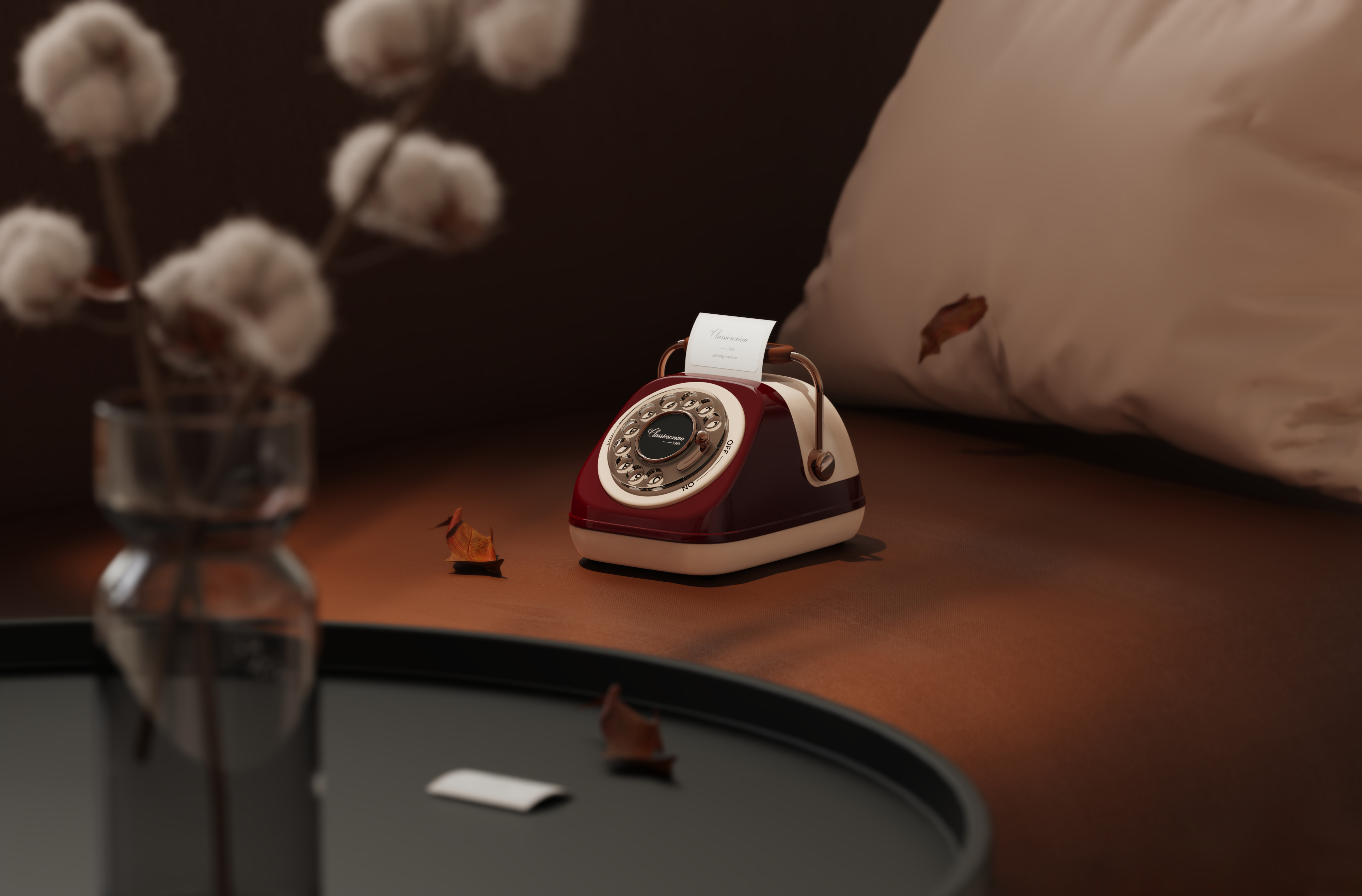 product design，Appearance design，Labeling machine，Office Supplies，Retro style，