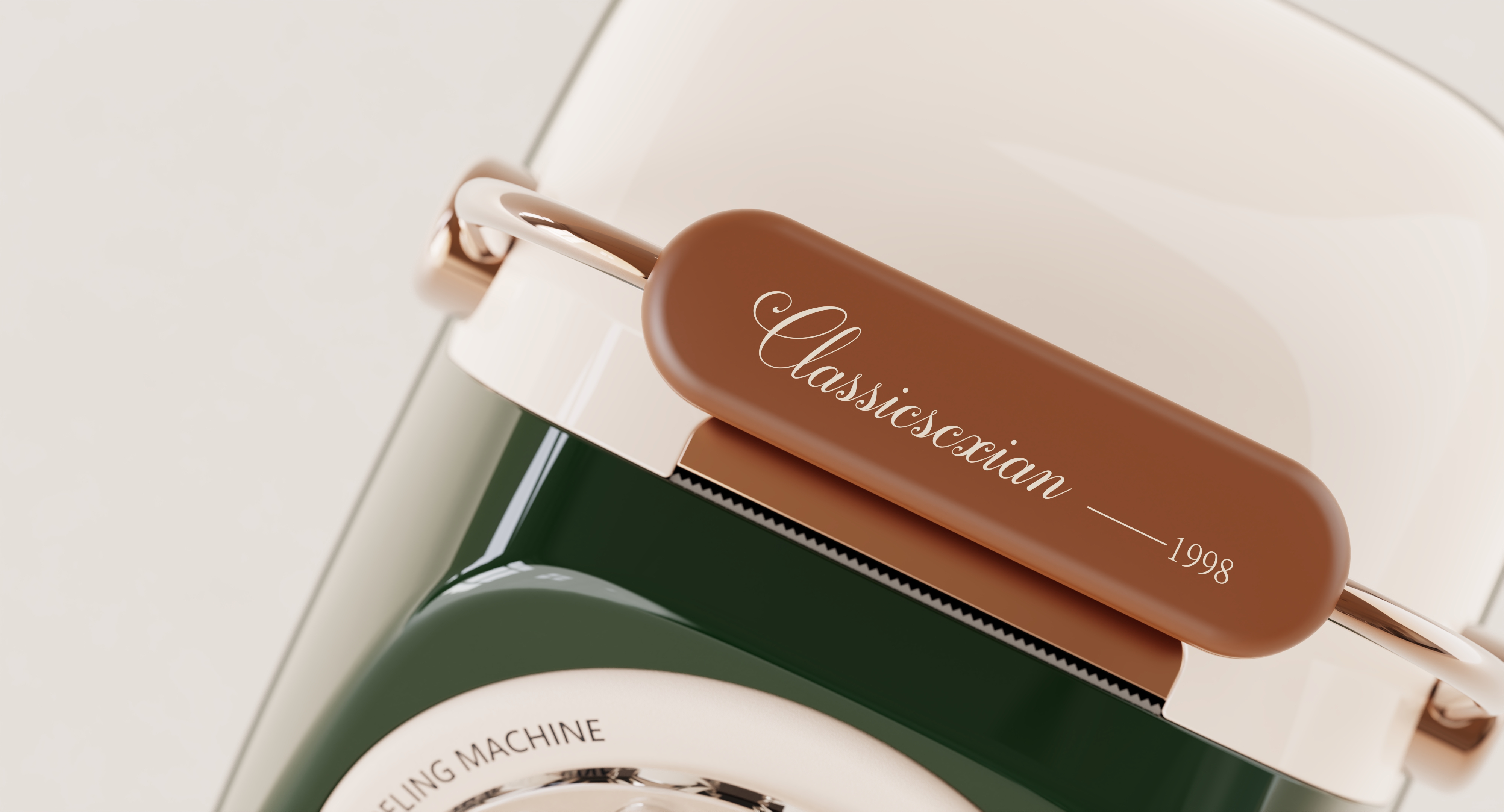 product design，Appearance design，Labeling machine，Office Supplies，Retro style，