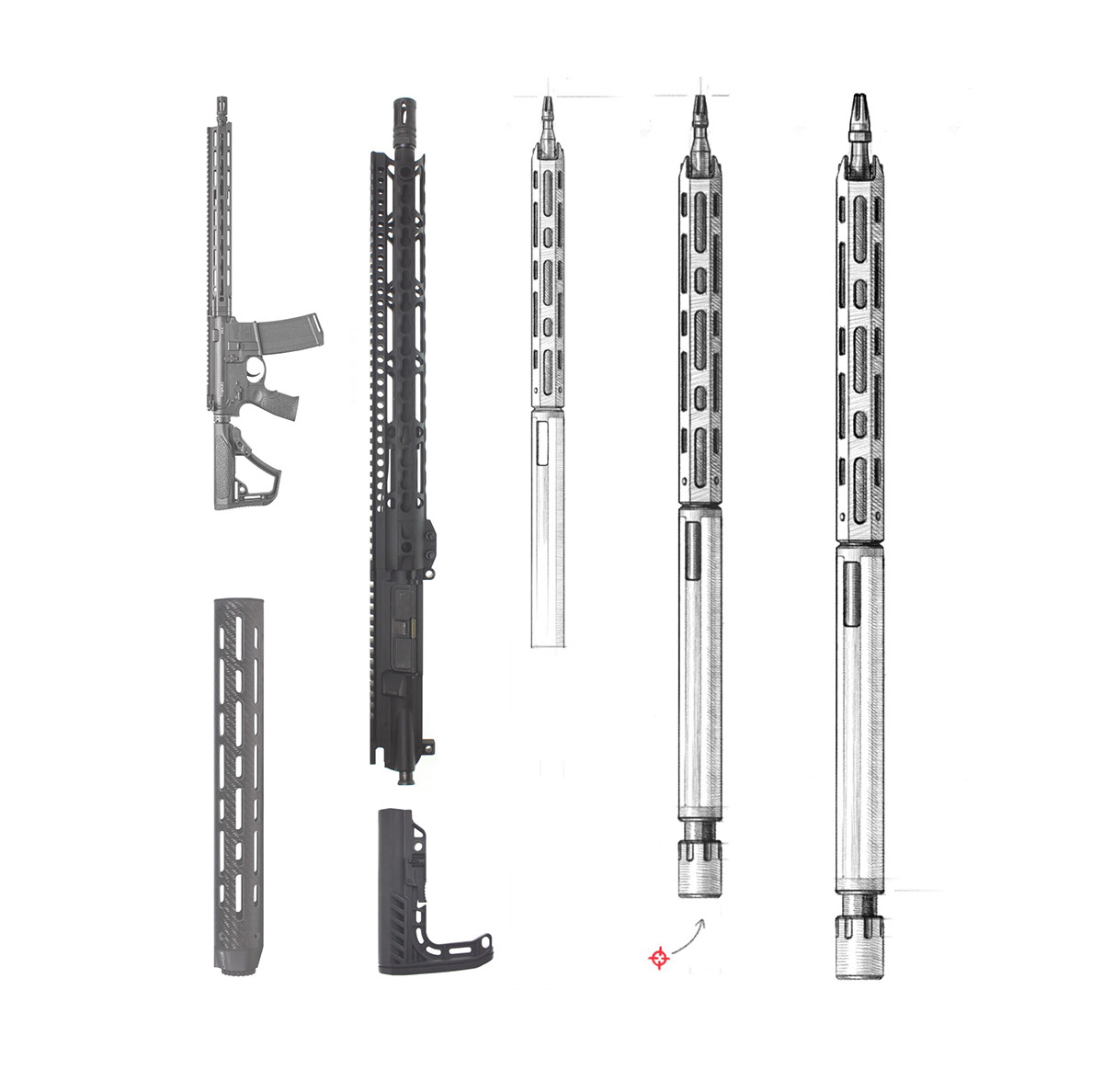 AR-15，pencil，originality，industrial design，
