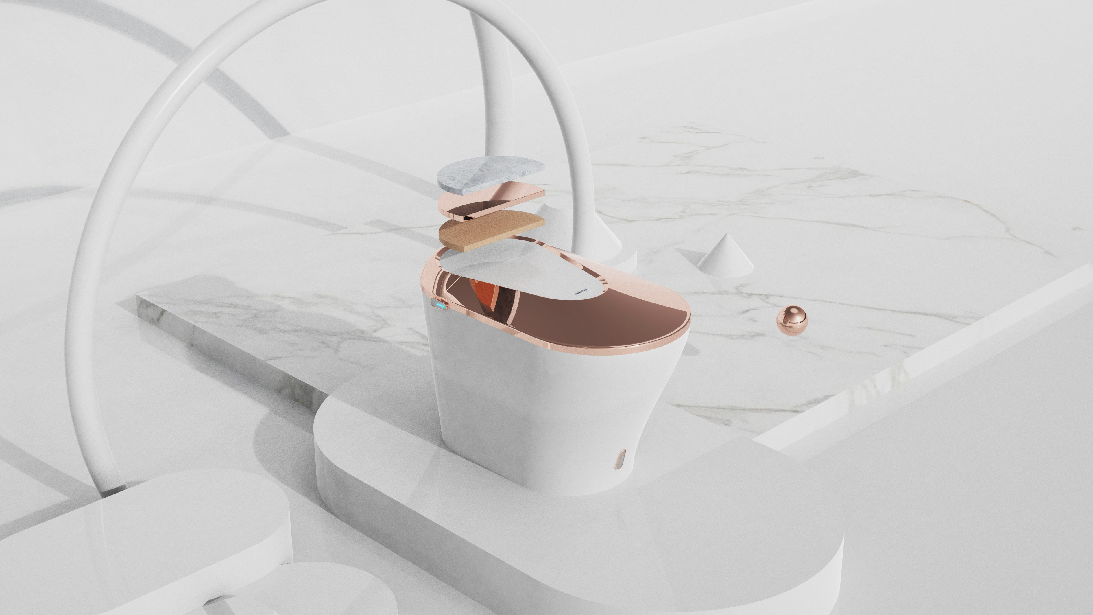 Intelligent toilet，