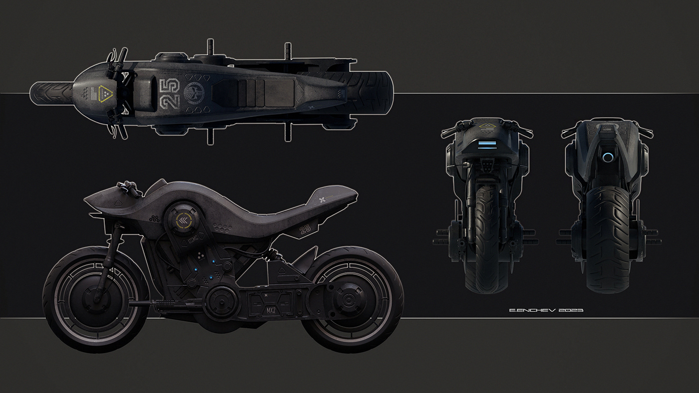 vehicle，conceptual design，Sense of future，Electric bicycle，Bicycle design，