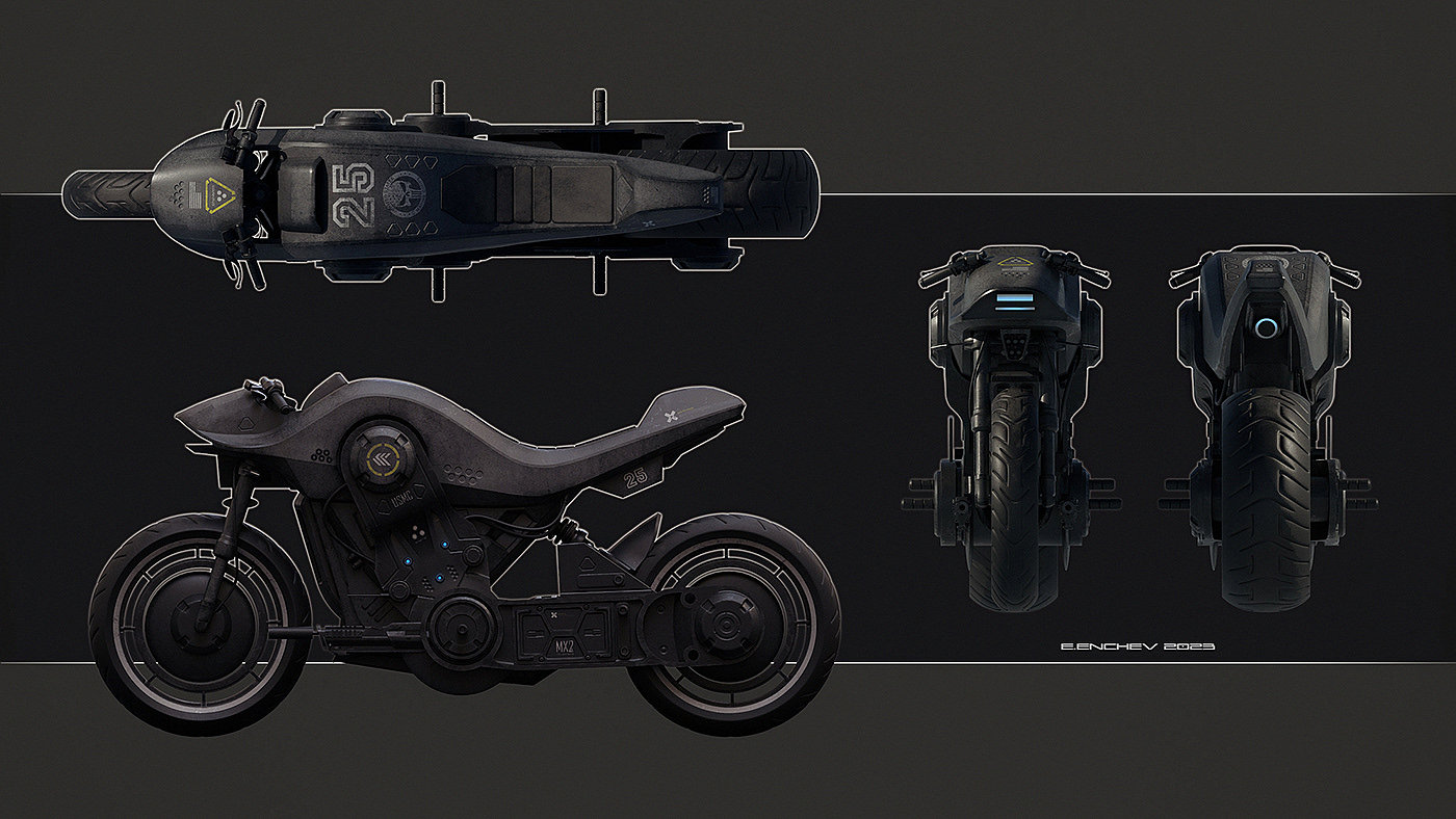 vehicle，conceptual design，Sense of future，Electric bicycle，Bicycle design，