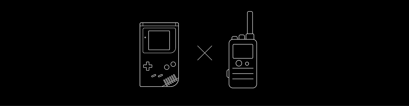 walkie-talkie，Nintendo，Video game console，Game intercom，product design，Handheld game console，