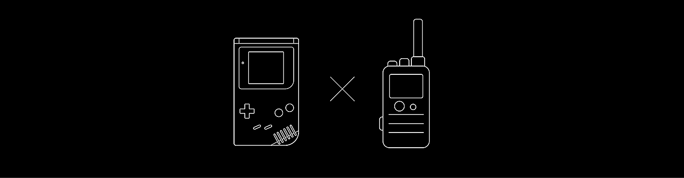 walkie-talkie，Nintendo，Video game console，Game intercom，product design，Handheld game console，