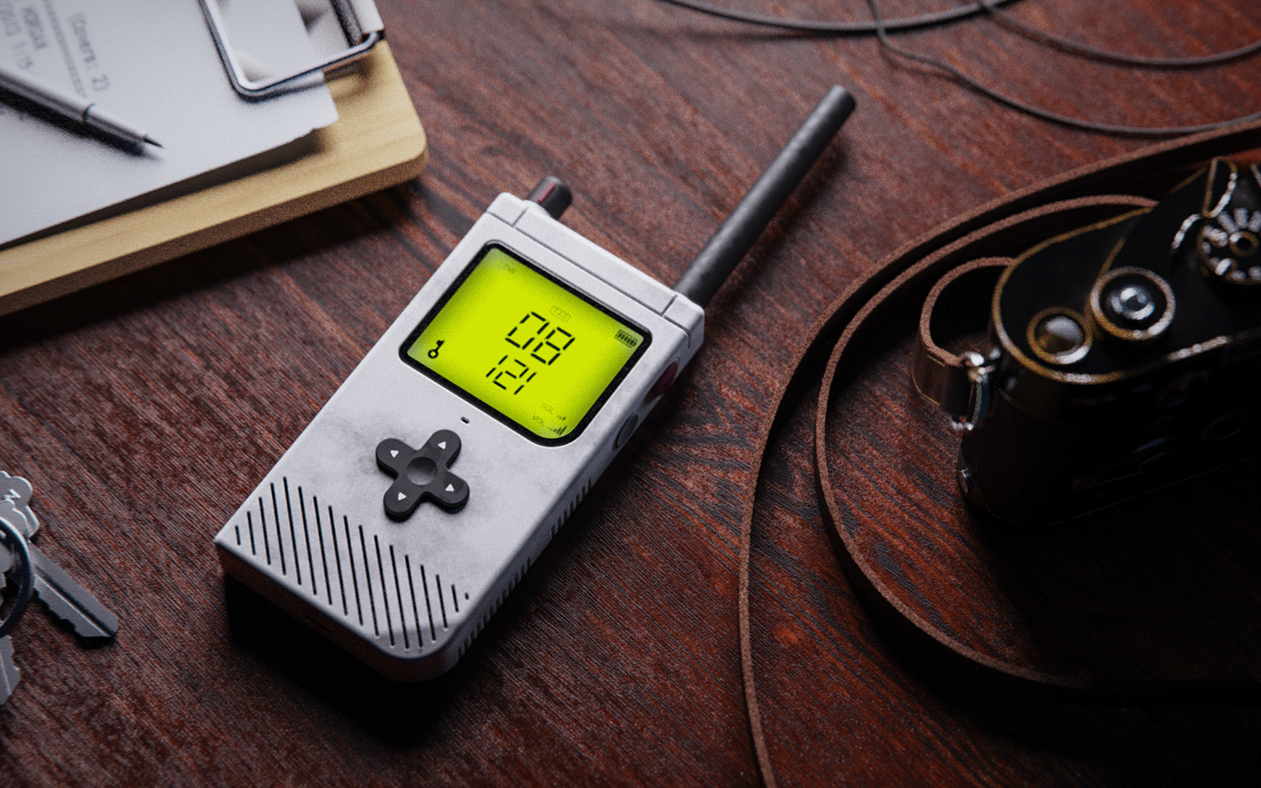 walkie-talkie，Nintendo，Video game console，Game intercom，product design，Handheld game console，