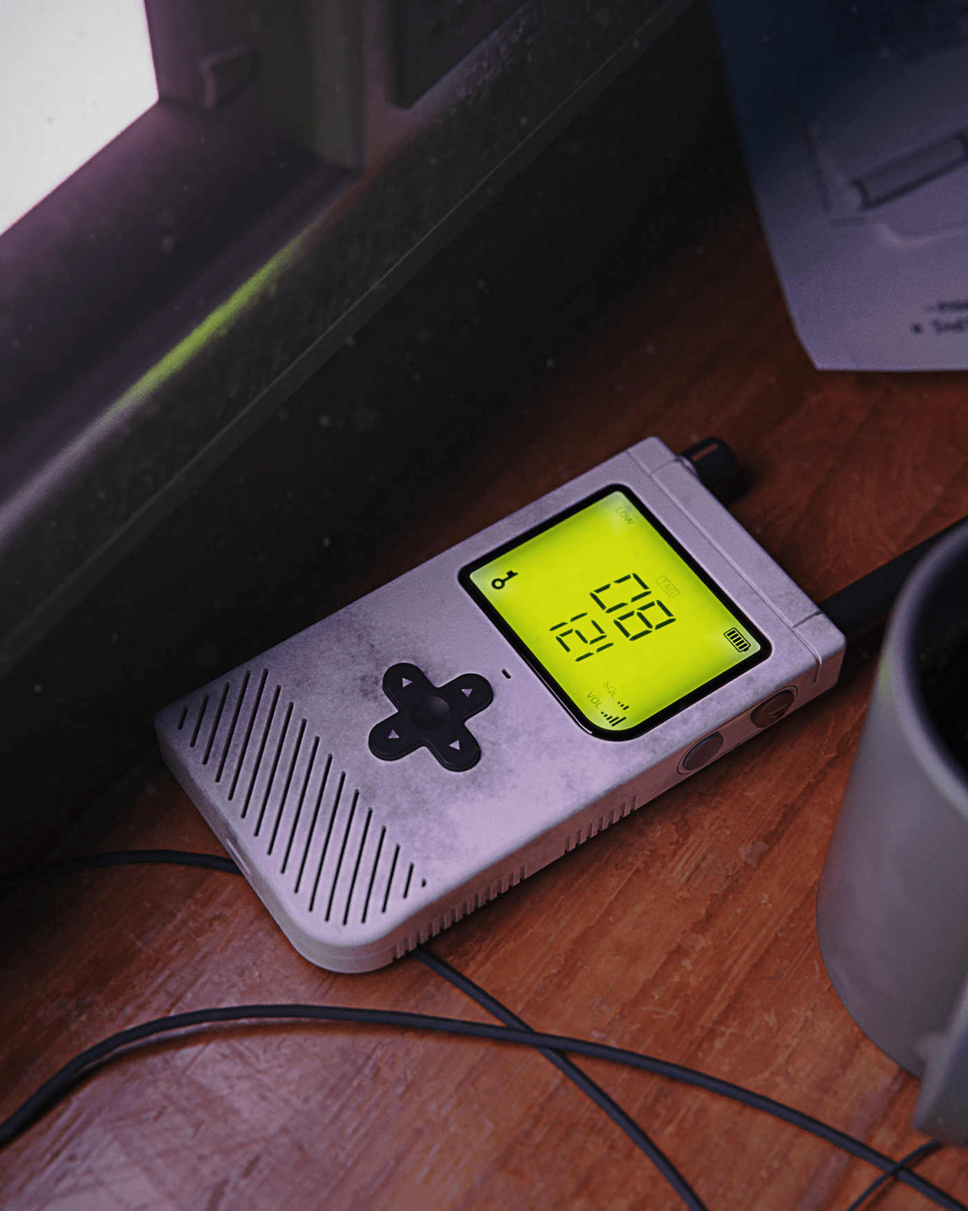 walkie-talkie，Nintendo，Video game console，Game intercom，product design，Handheld game console，