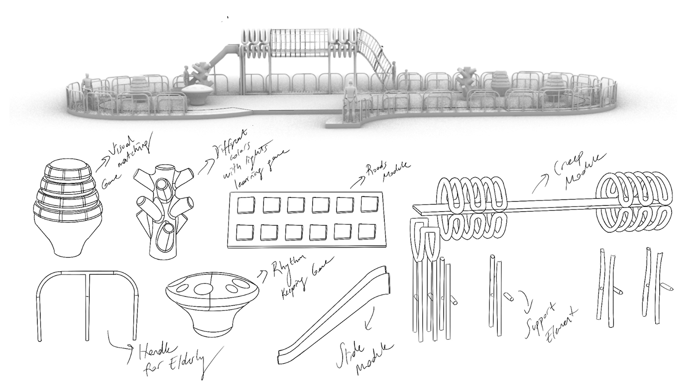 park，Harmoni，Park Design，Interaction design，Architecture，
