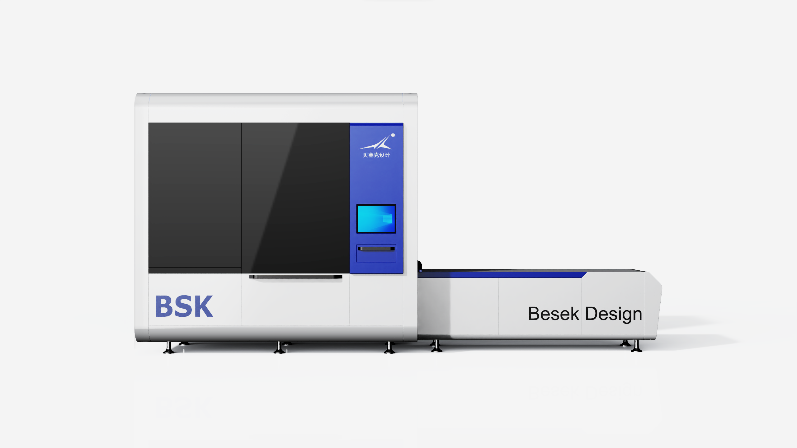 Laser welding machine，Laser engraving machine，Besek design，equipment design ，Equipment appearance design，Sheet metal design，