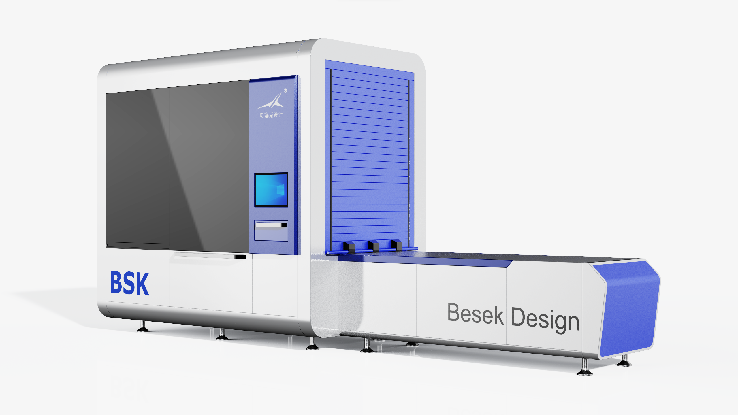 Laser welding machine，Laser engraving machine，Besek design，equipment design ，Equipment appearance design，Sheet metal design，