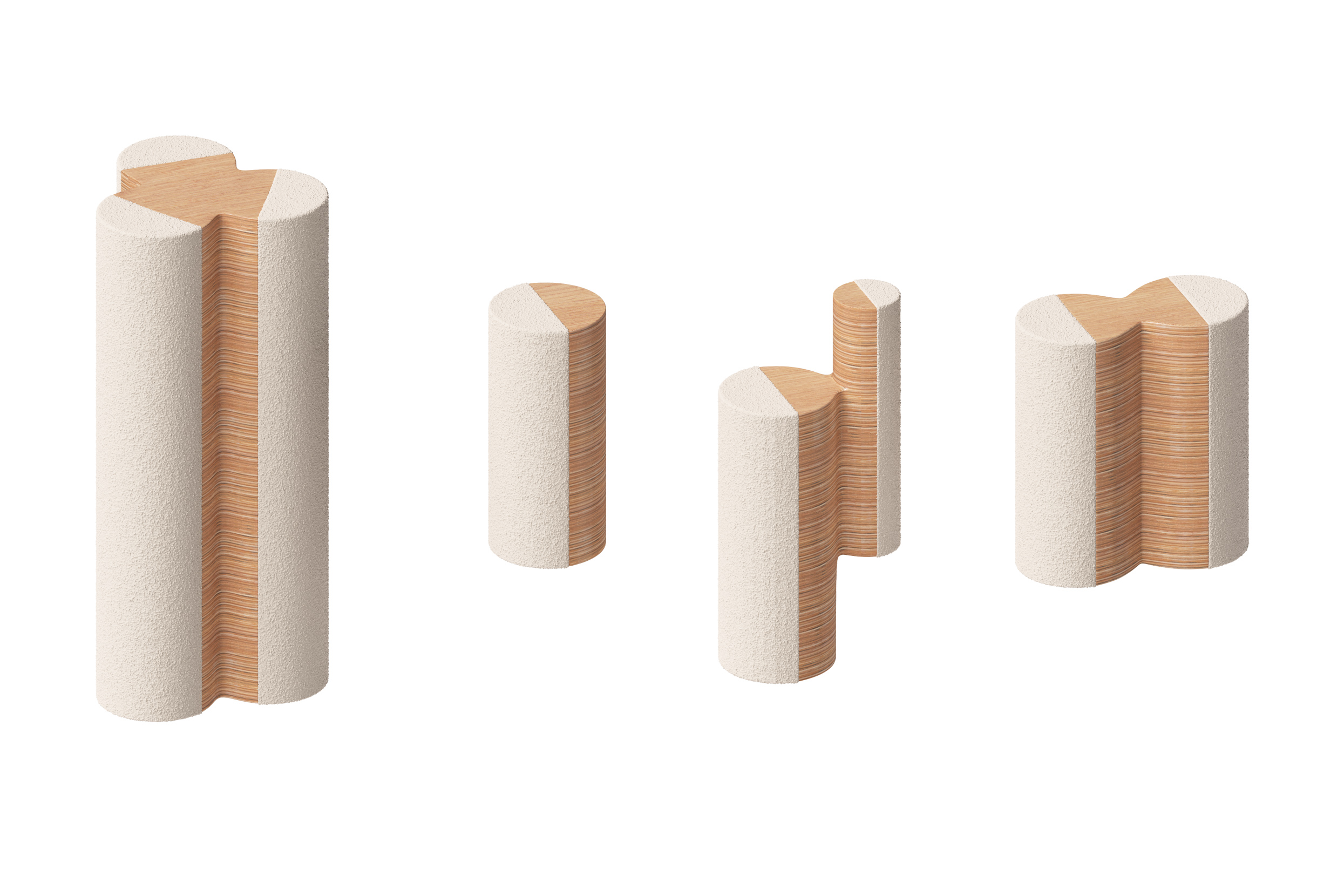 Mingdu Design，MINGDU，MINGDUOBJECT.，Lamb cashmere，latex，Rubber plate，