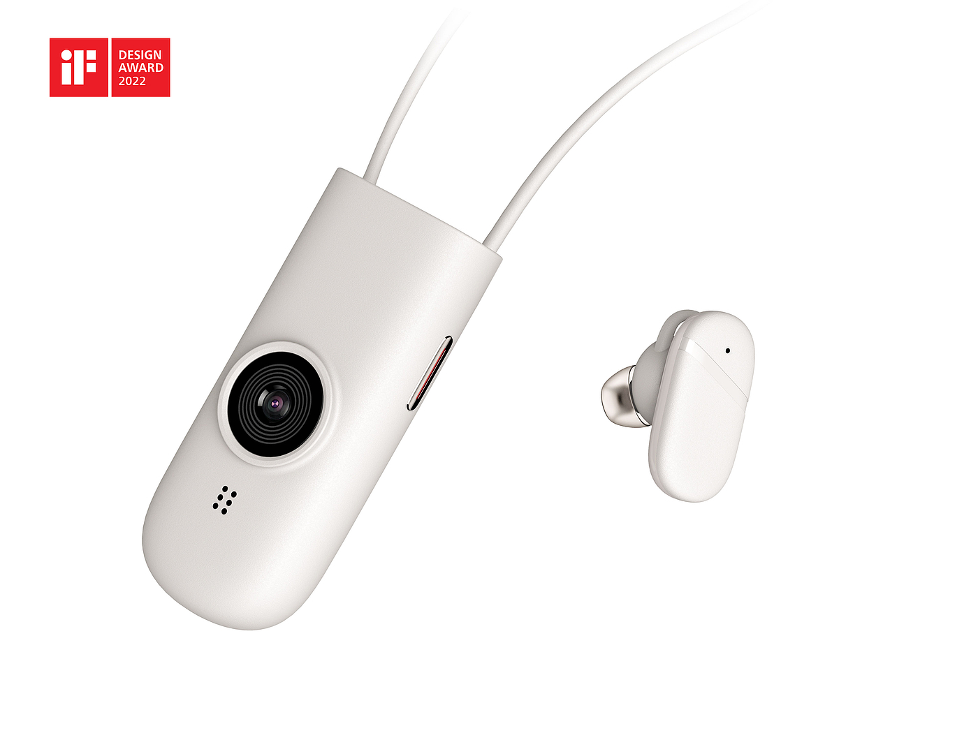 2022IF Design Award，product design，Earphone design，Care for the elderly，the elderly，Auxiliary listening headphones，