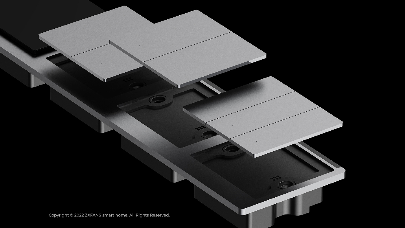 Wise and Fan，zxfans，Whole house intelligence，Smart home，Intelligent switch，product design，