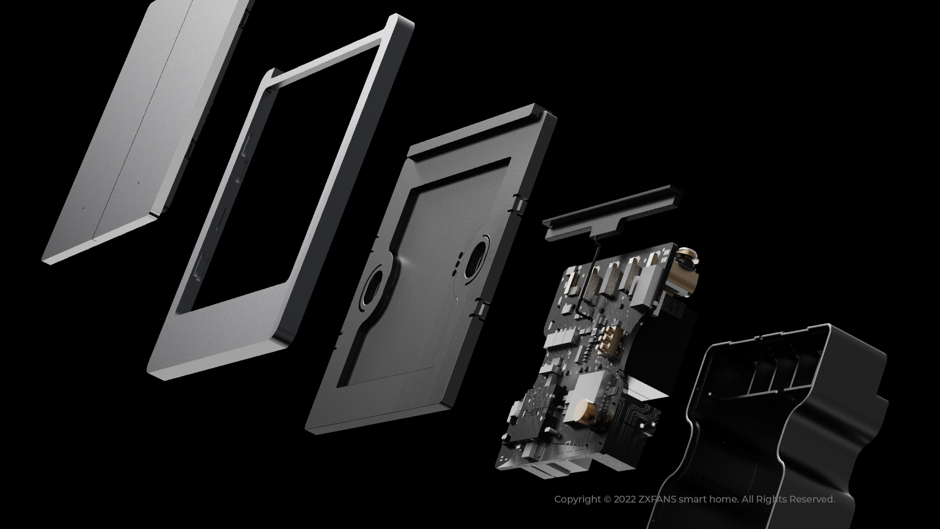 Wise and Fan，zxfans，Whole house intelligence，Smart home，Intelligent switch，product design，