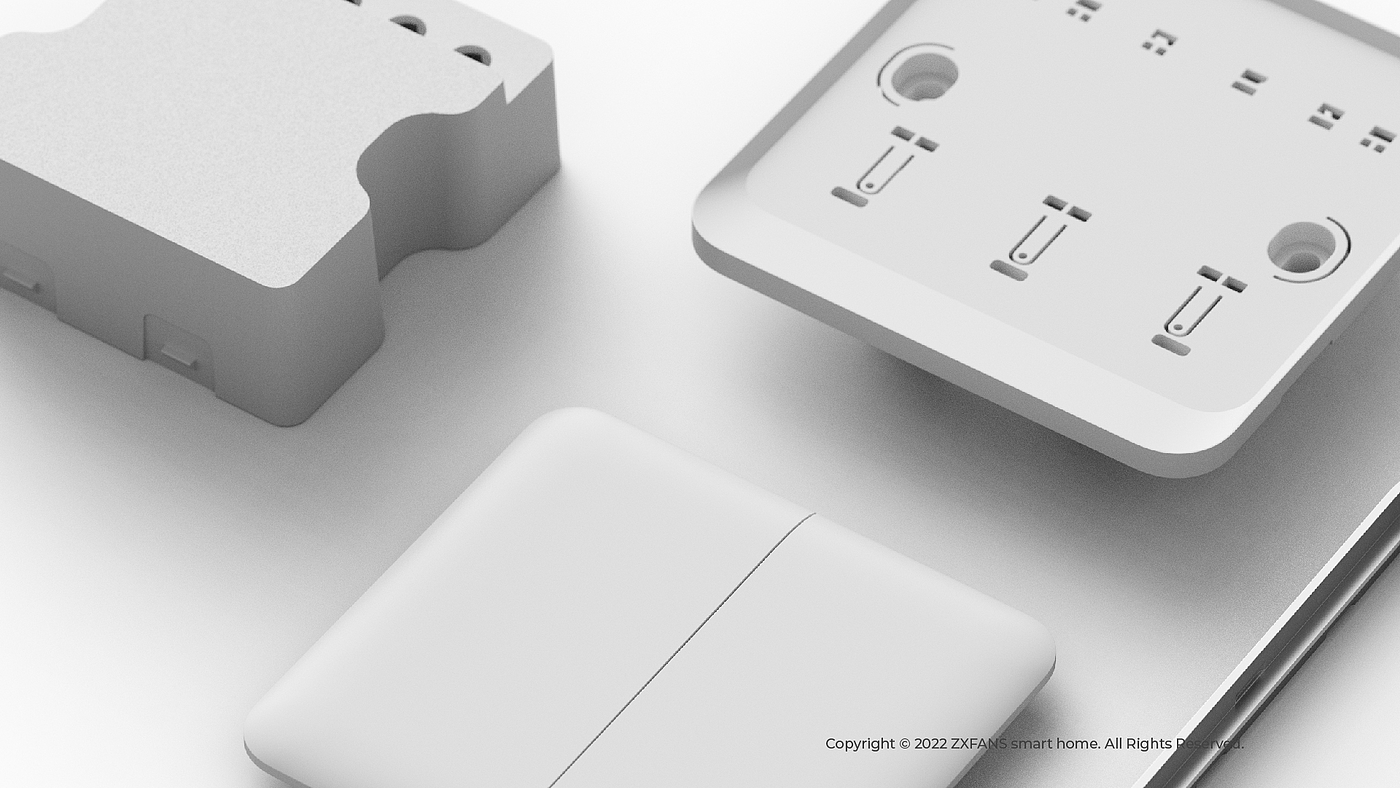 Wise and Fan，zxfans，Whole house intelligence，Smart home，Intelligent switch，product design，
