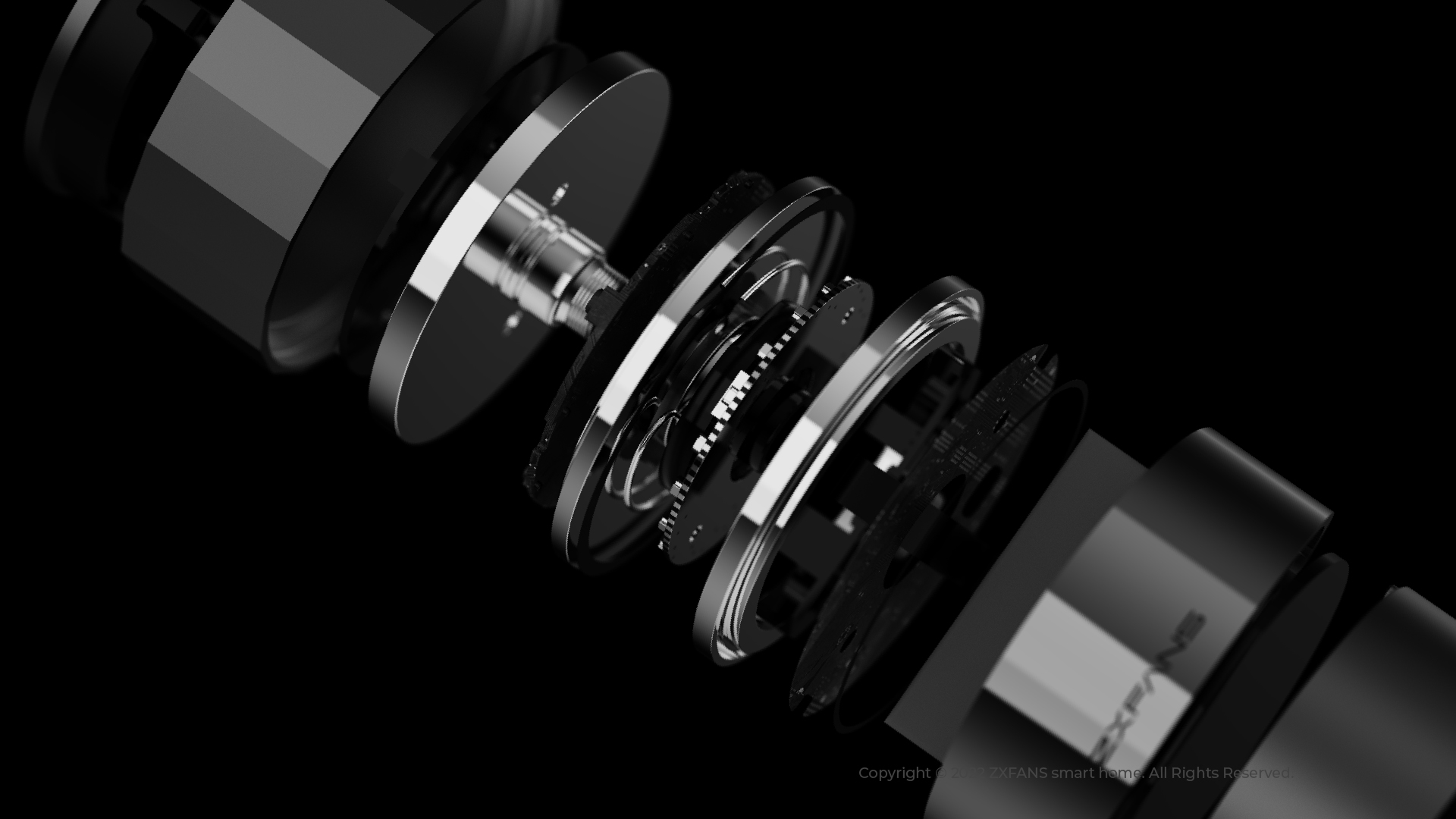 Wise and Fan，Smart home，Inpolar Knob，Remote control，zxfans，Intelligent switch，control，product design，