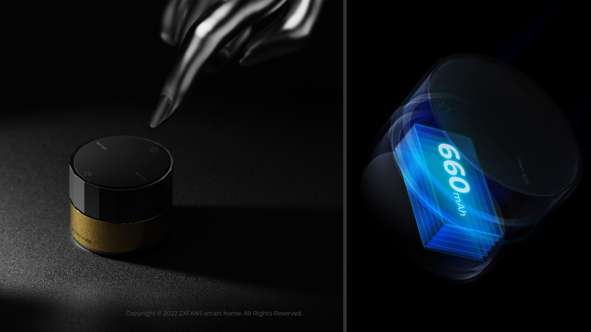 Wise and Fan，Smart home，Inpolar Knob，Remote control，zxfans，Intelligent switch，control，product design，