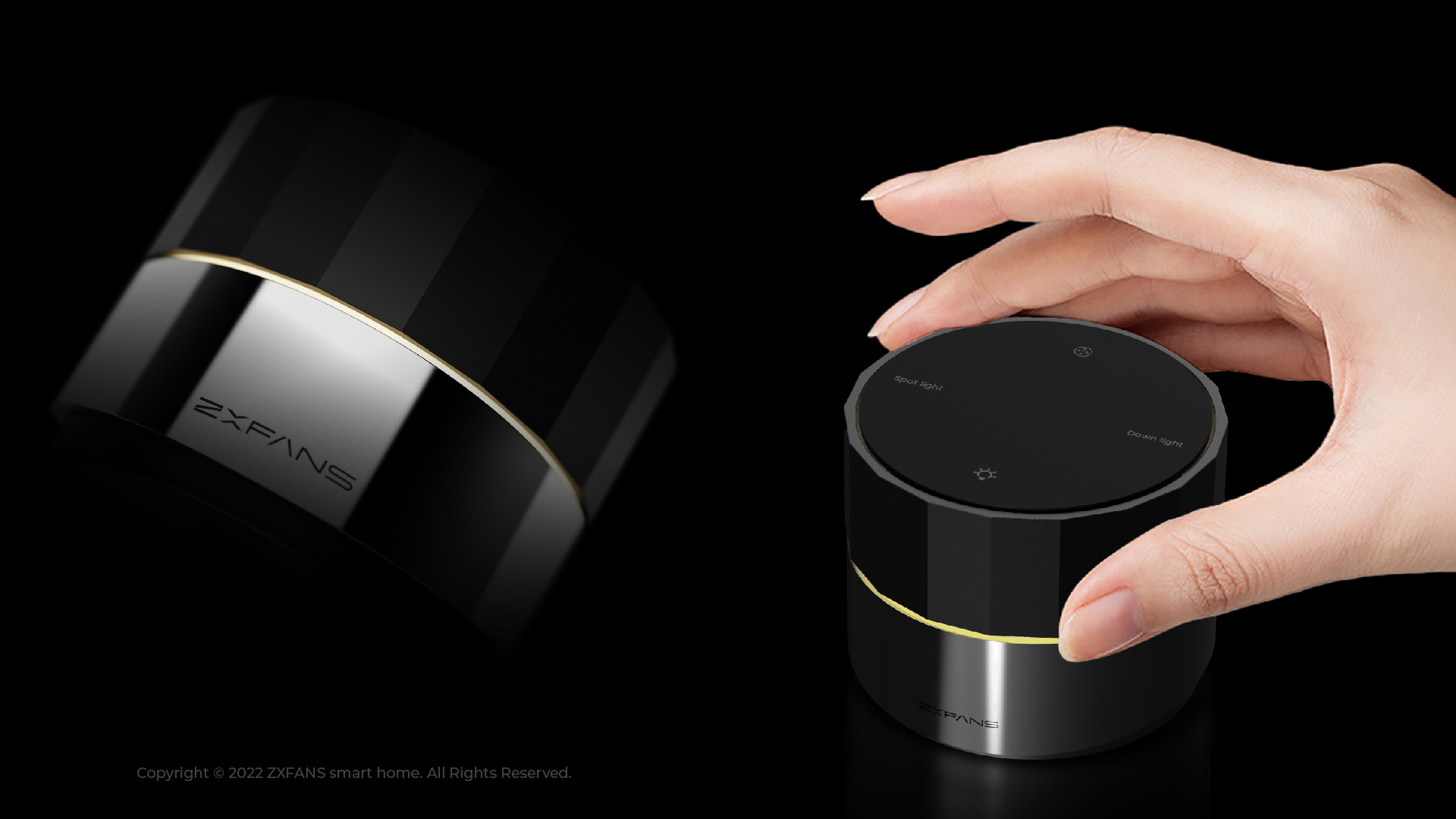 Wise and Fan，Smart home，Inpolar Knob，Remote control，zxfans，Intelligent switch，control，product design，