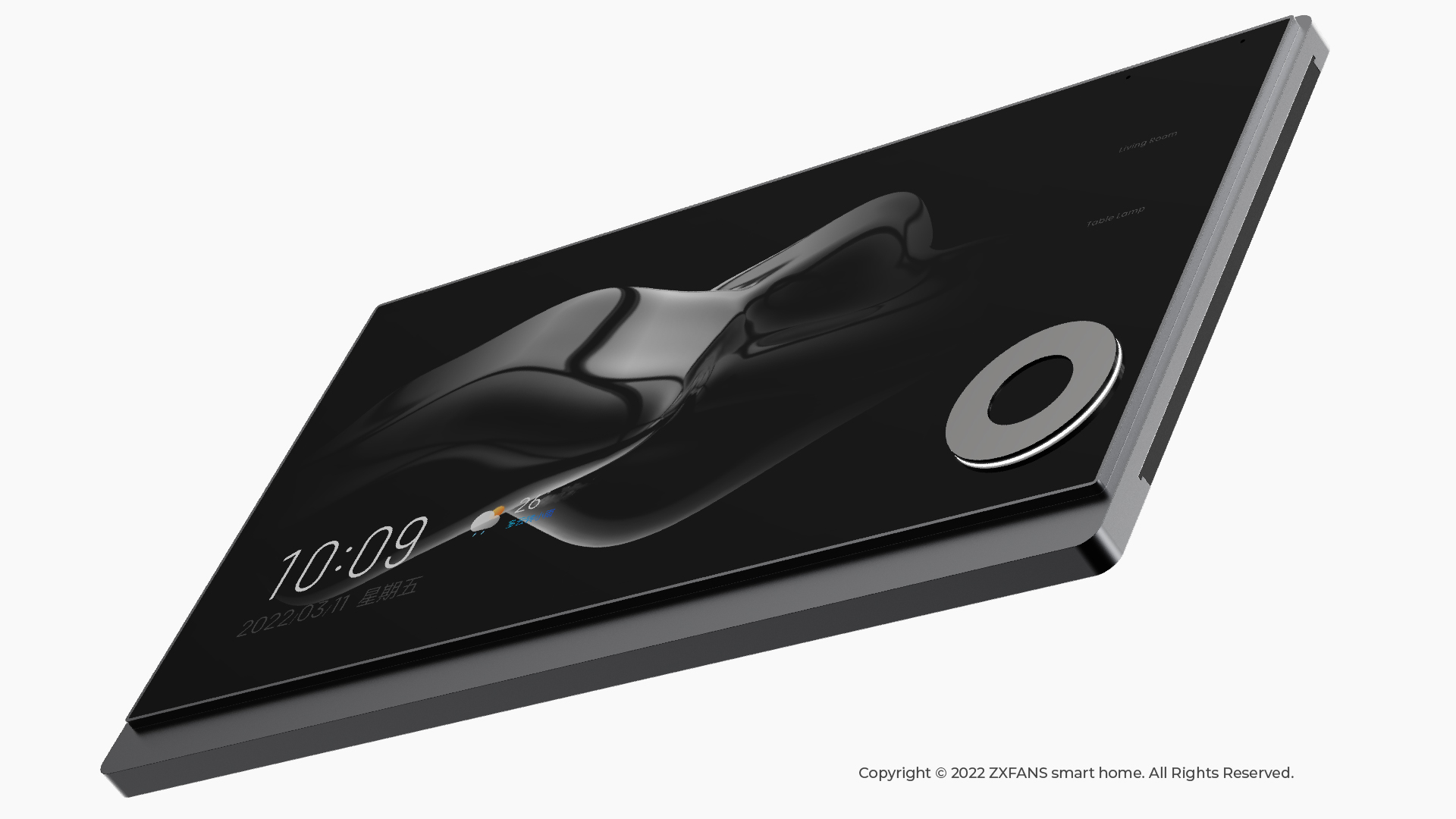 Wise and Fan，zxfans，Whole house intelligence，Smart home，intelligence，Central control screen，gateway，product design，