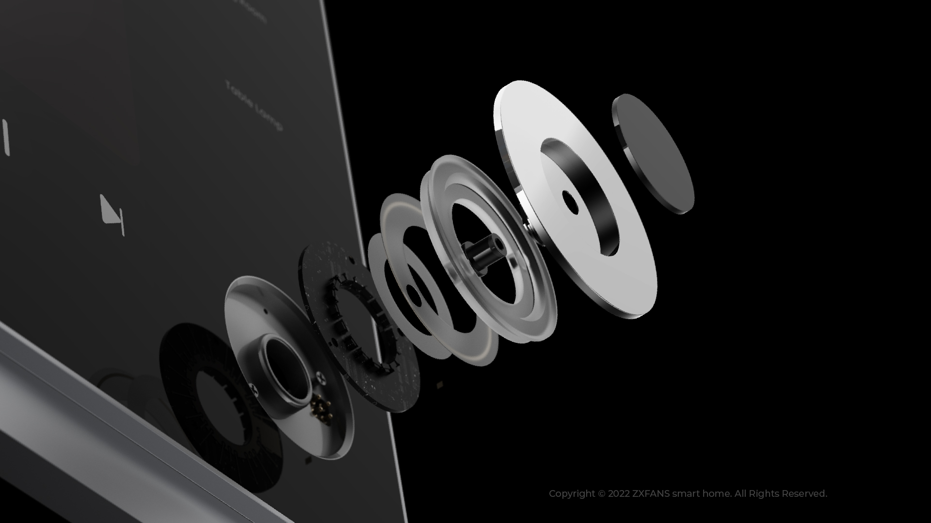 Wise and Fan，zxfans，Whole house intelligence，Smart home，intelligence，Central control screen，gateway，product design，