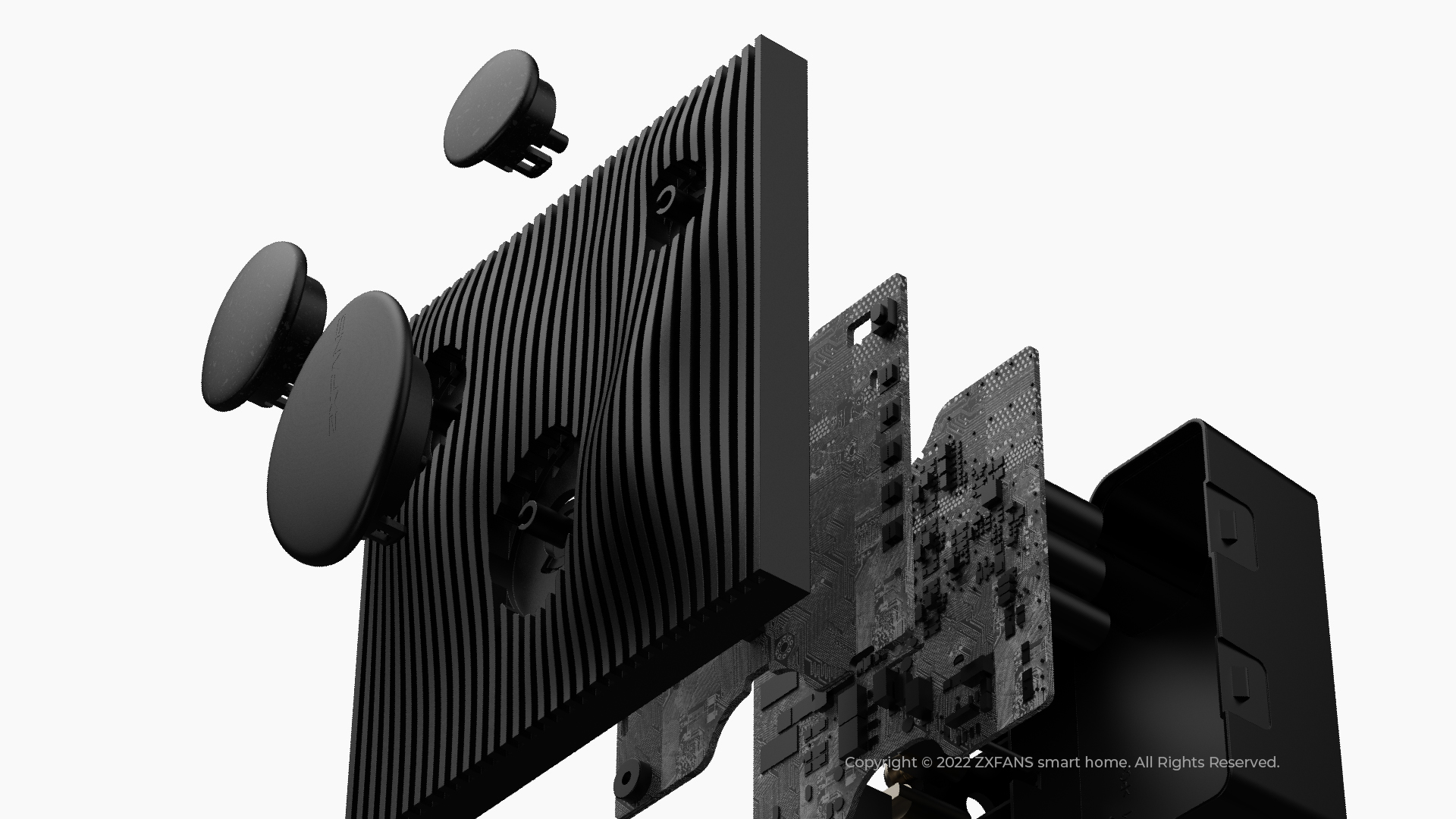 Wise and Fan，zxfans，Whole house intelligence，Smart home，Intelligent switch，Voice switch，Voice-activated switch，product design，