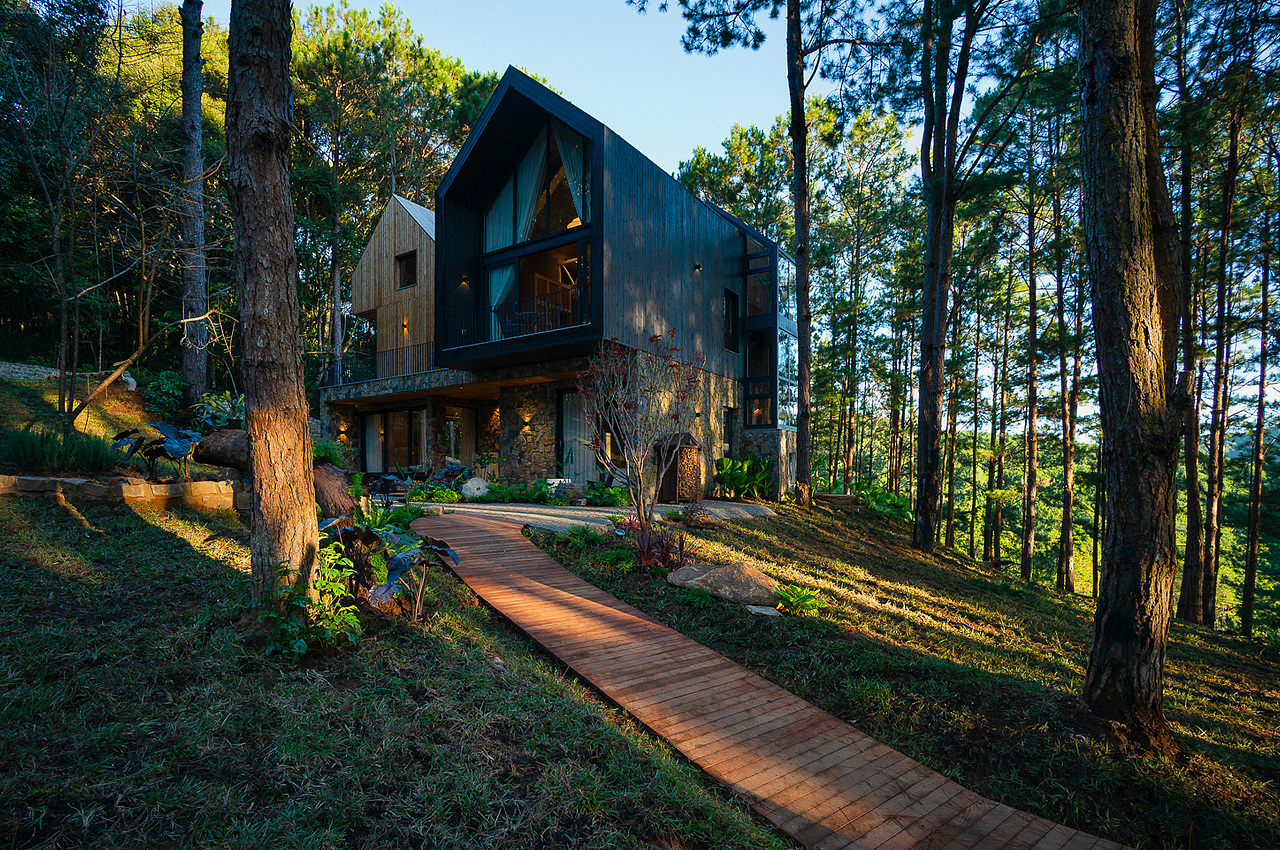 建筑，室内设计，APS Concept，Dalat pine forest，