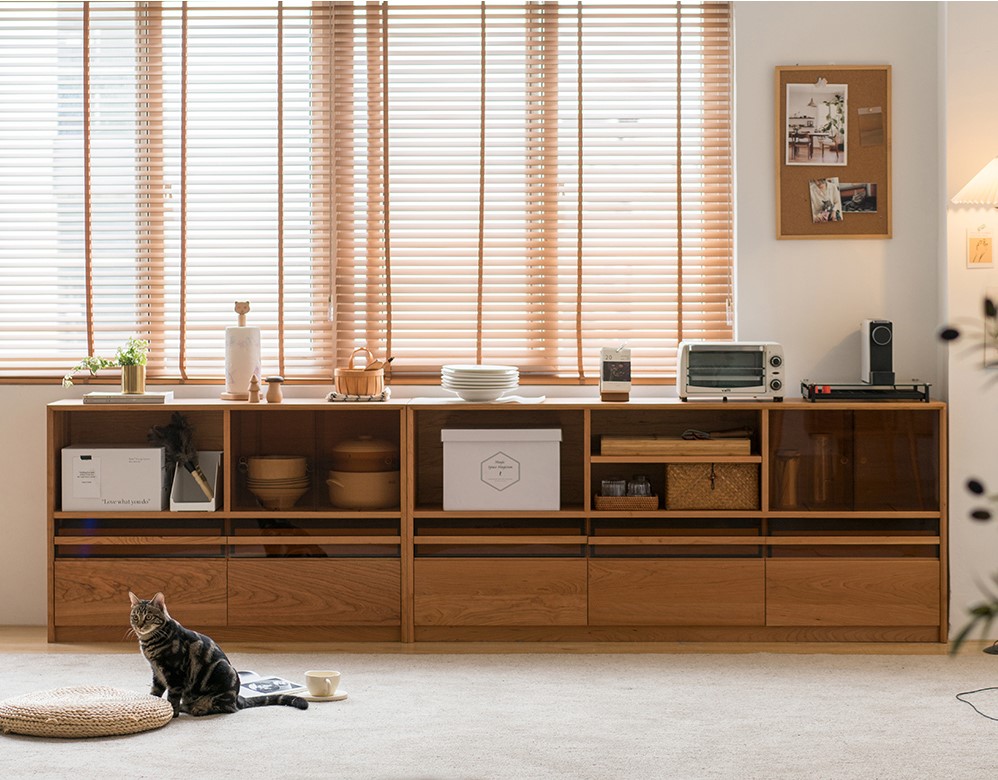 Solid wood furniture，furniture design ，product design，Sideboard，Side cabinet，Black walnut furniture，Cherry wood furniture，