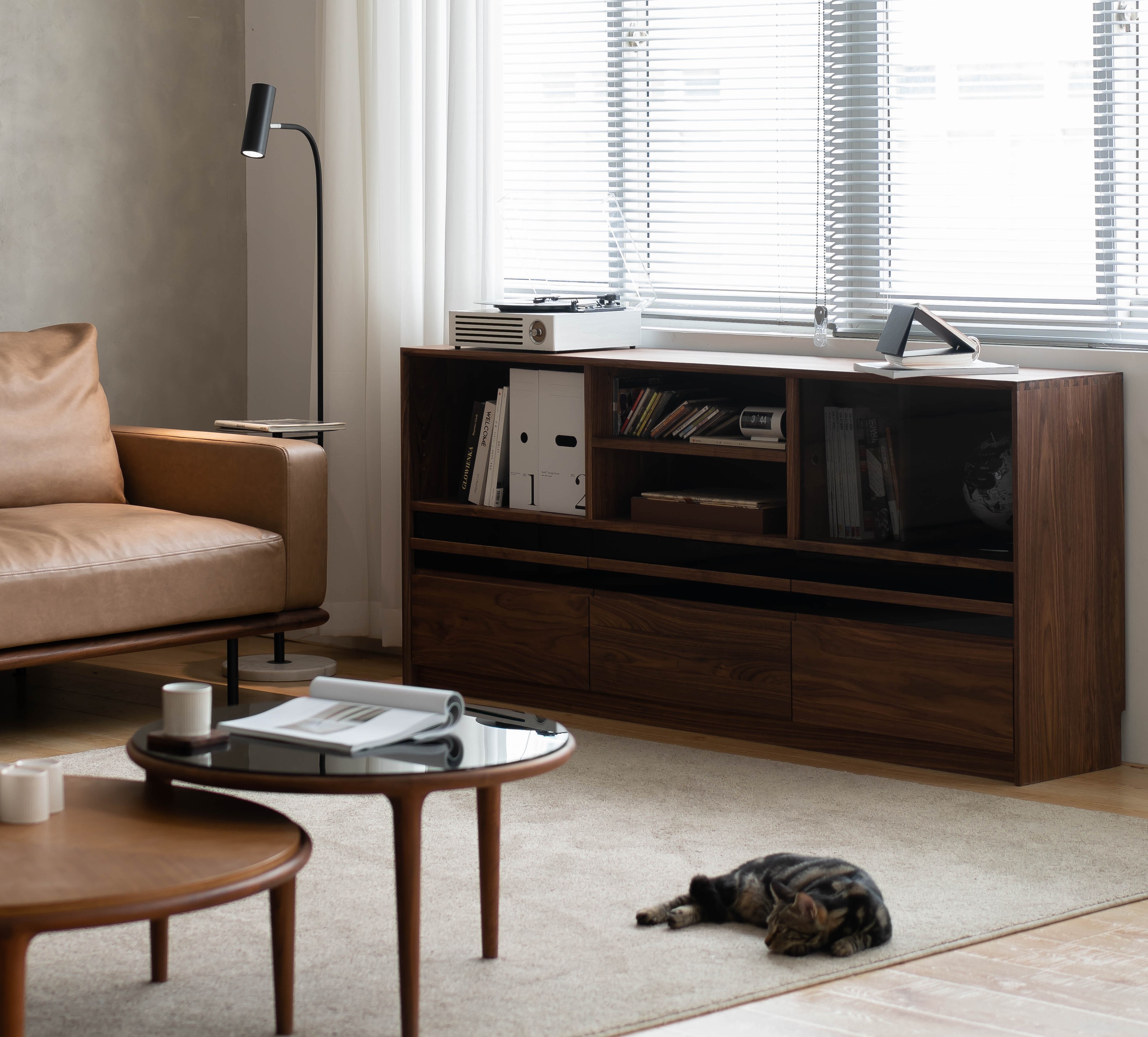 Solid wood furniture，furniture design ，product design，Sideboard，Side cabinet，Black walnut furniture，Cherry wood furniture，